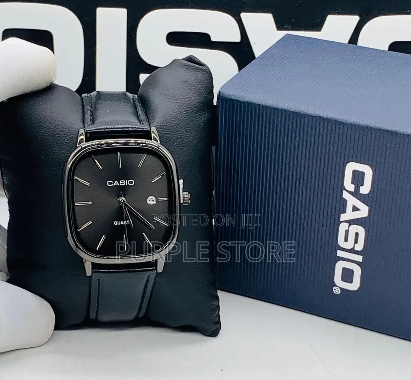 Casio~Unisex~Leather