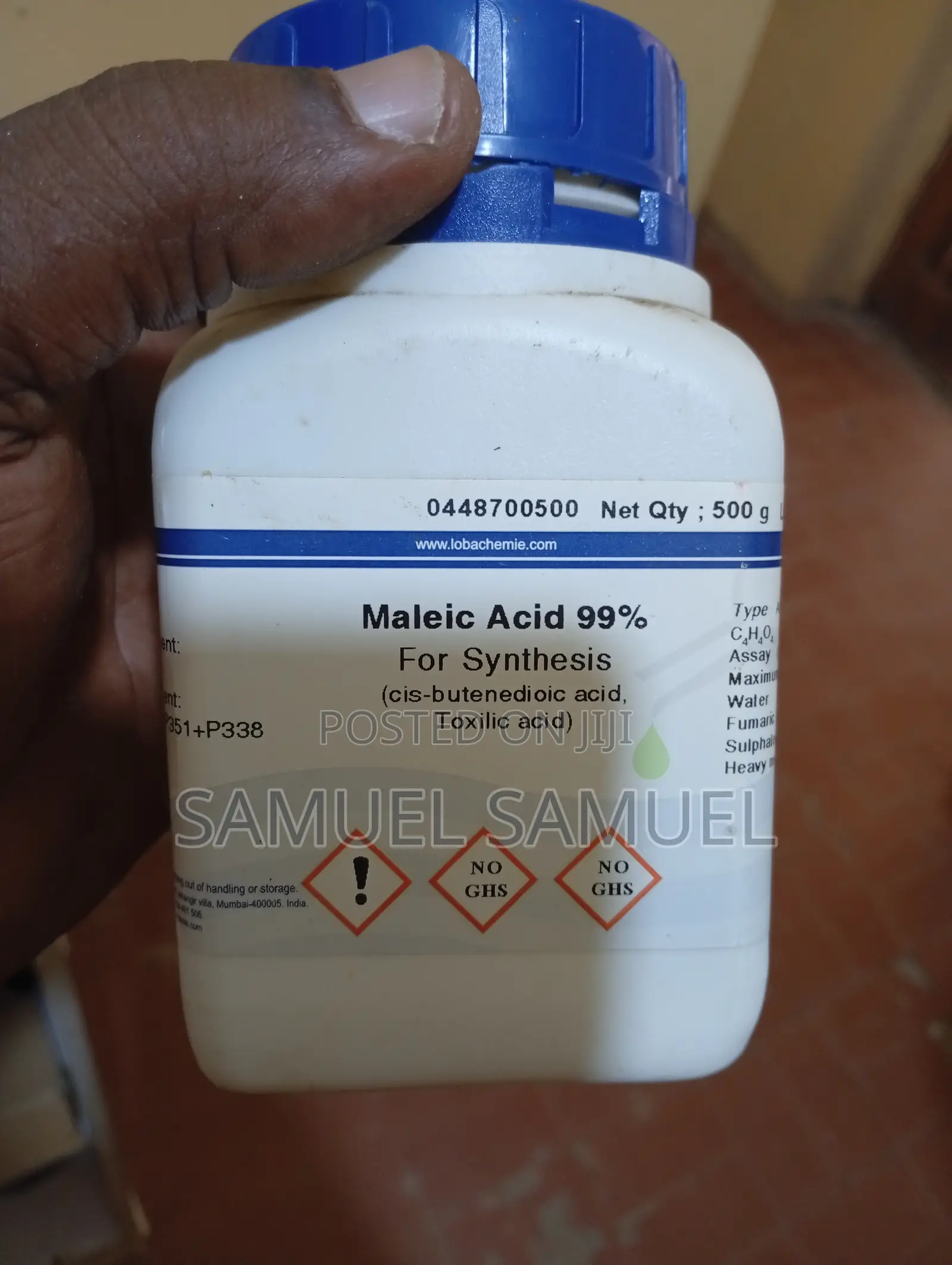 Maleic Acid (99% Extra Pure)