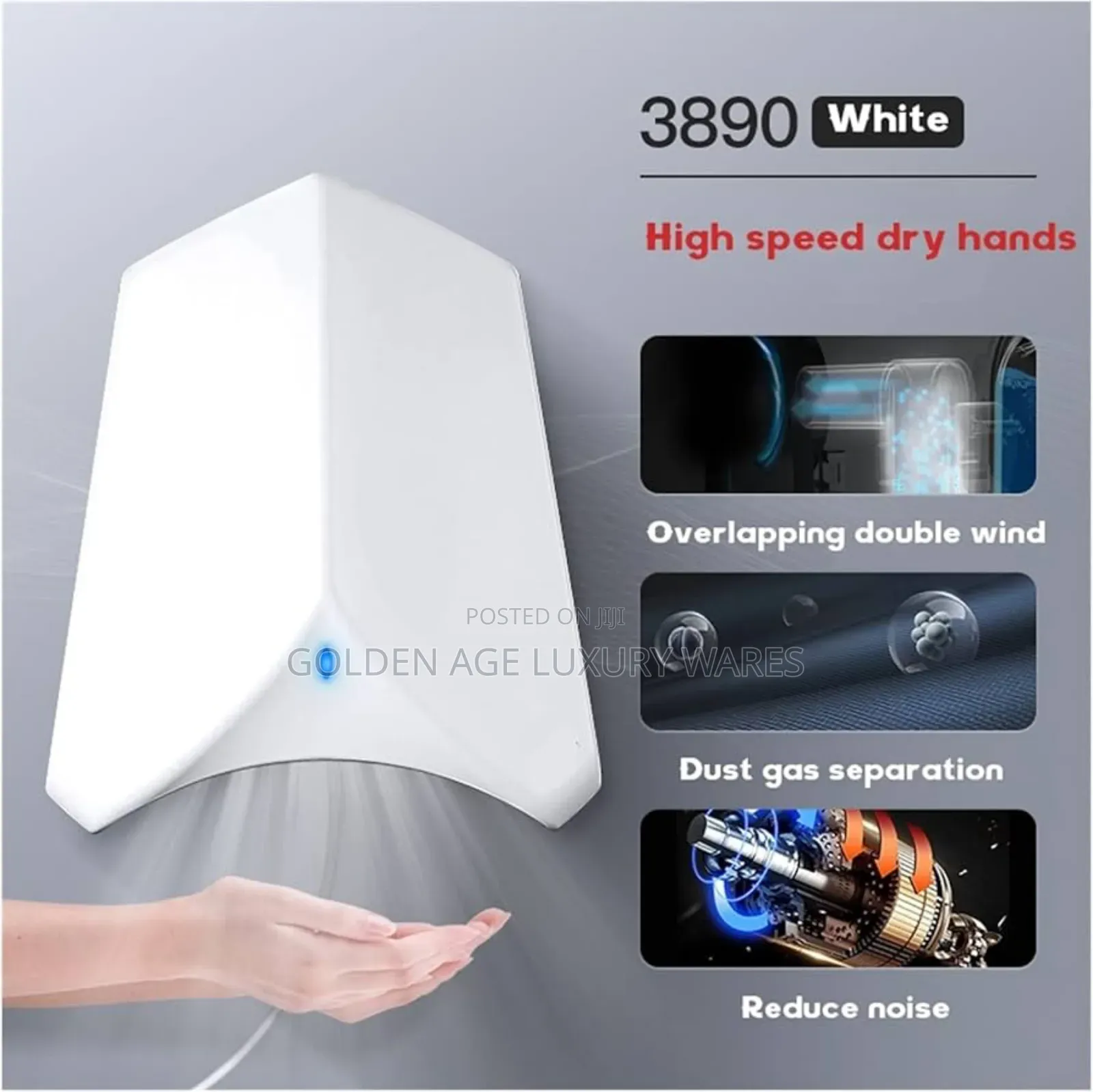 High Speed Hotel Hand Dryers