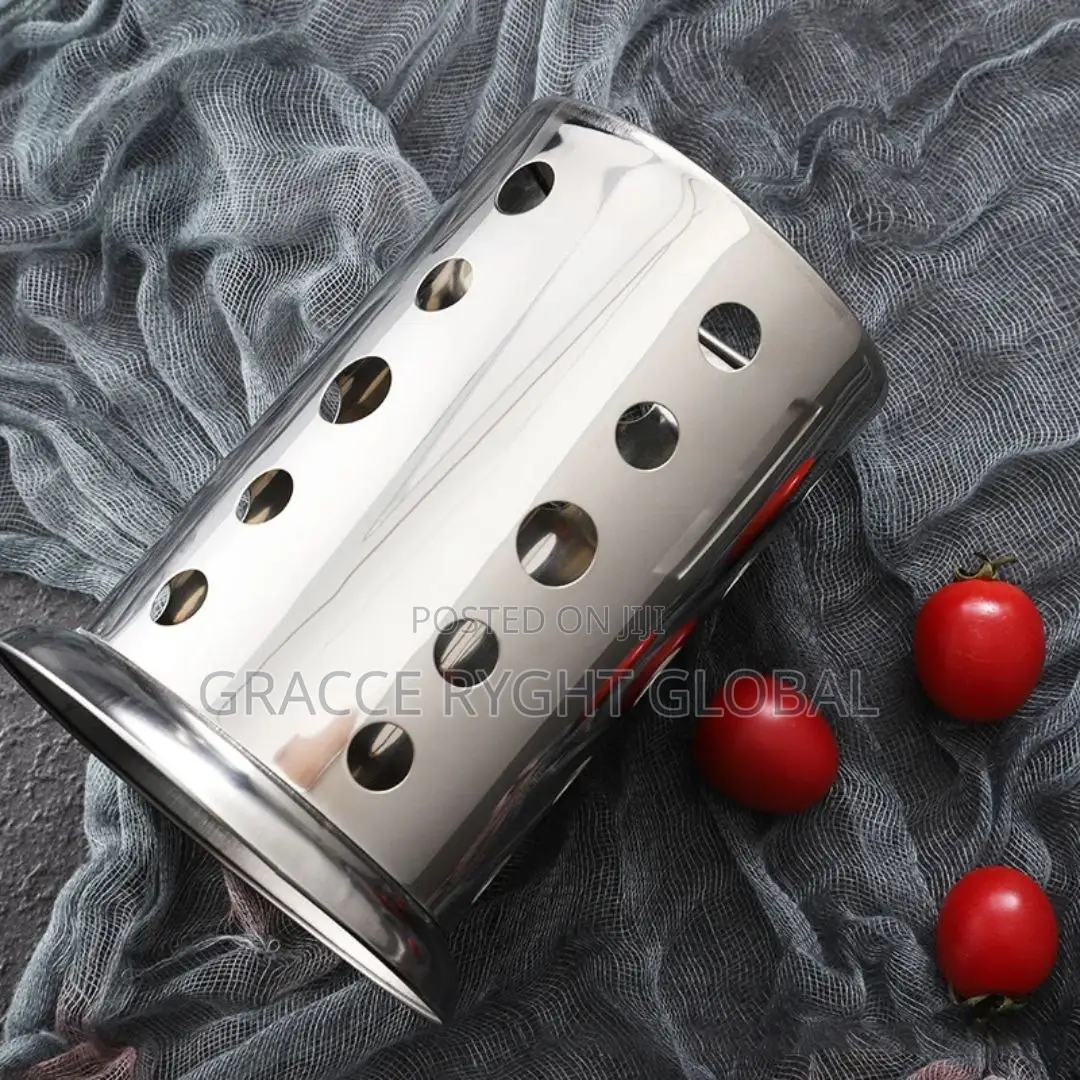 Stainless Cup Cutlery/Straw Holder