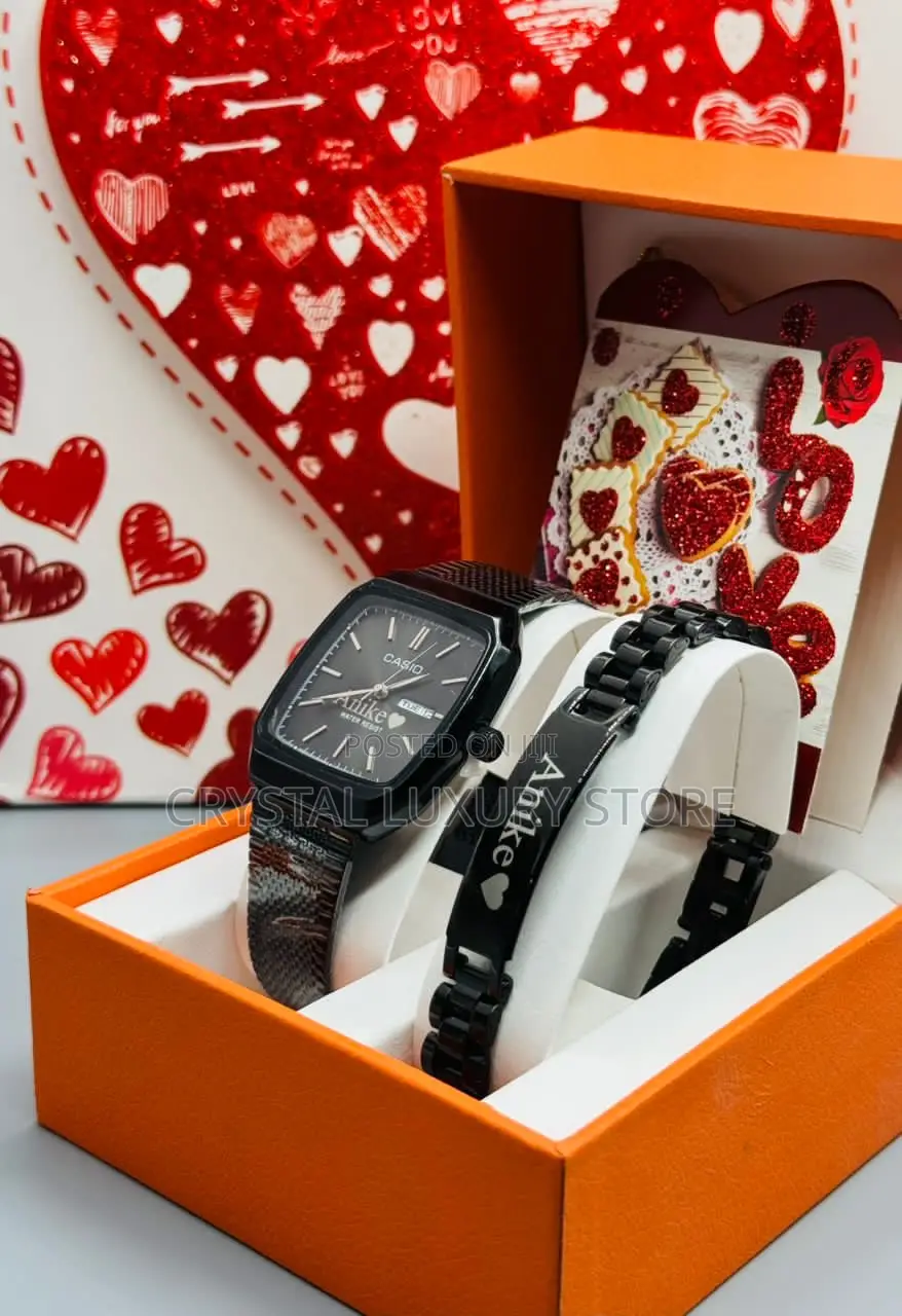 High Quality Luxury Unisex Casio Valentine Wristwatch
