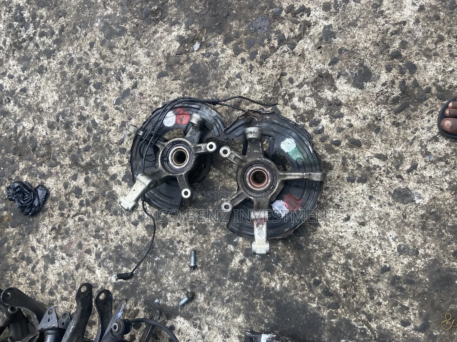 Set of Front Hub Cla, Gla