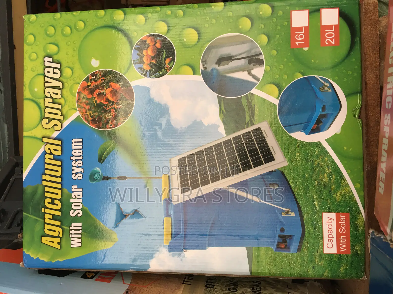 Agricultural Spray With Solar System
