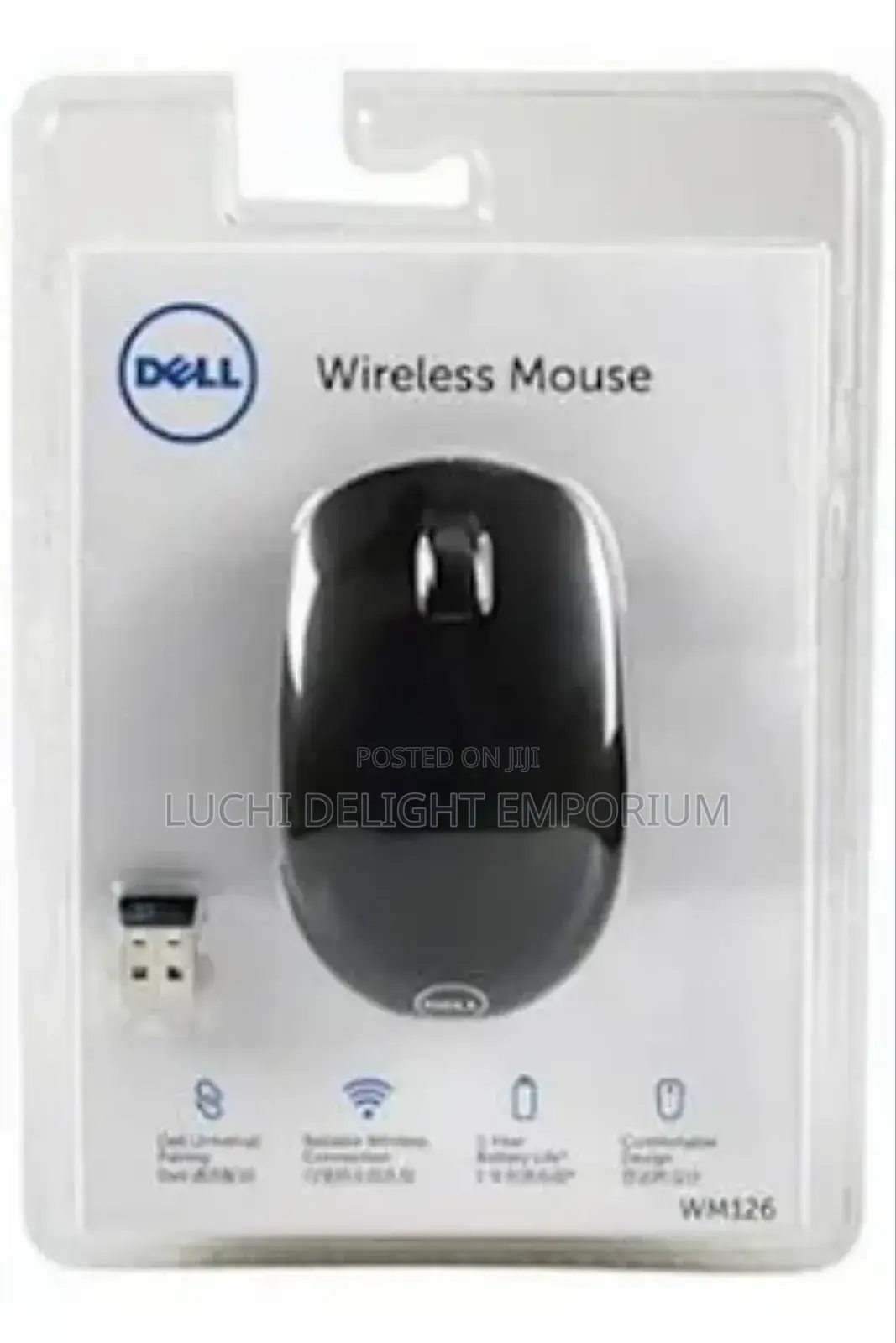 Dell Wireless Optical Mouse - Black