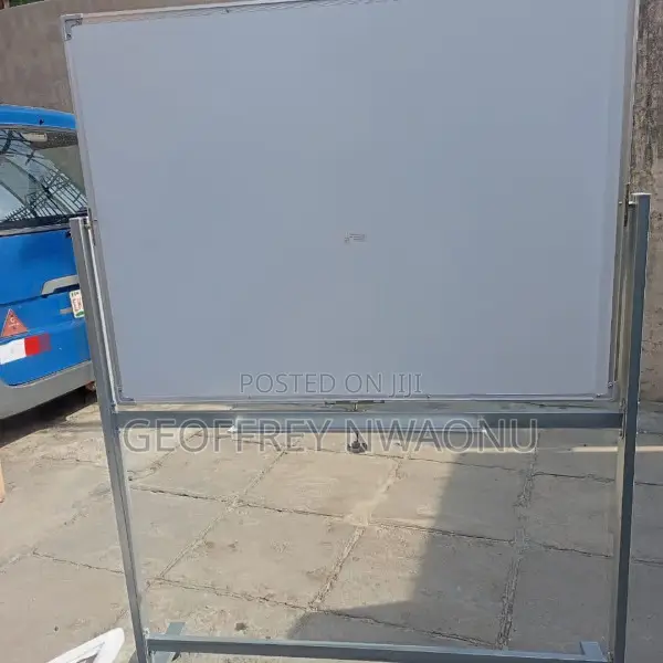 3x4 FTS Double-Sided Magnetic Whiteboard With Mobile Stand