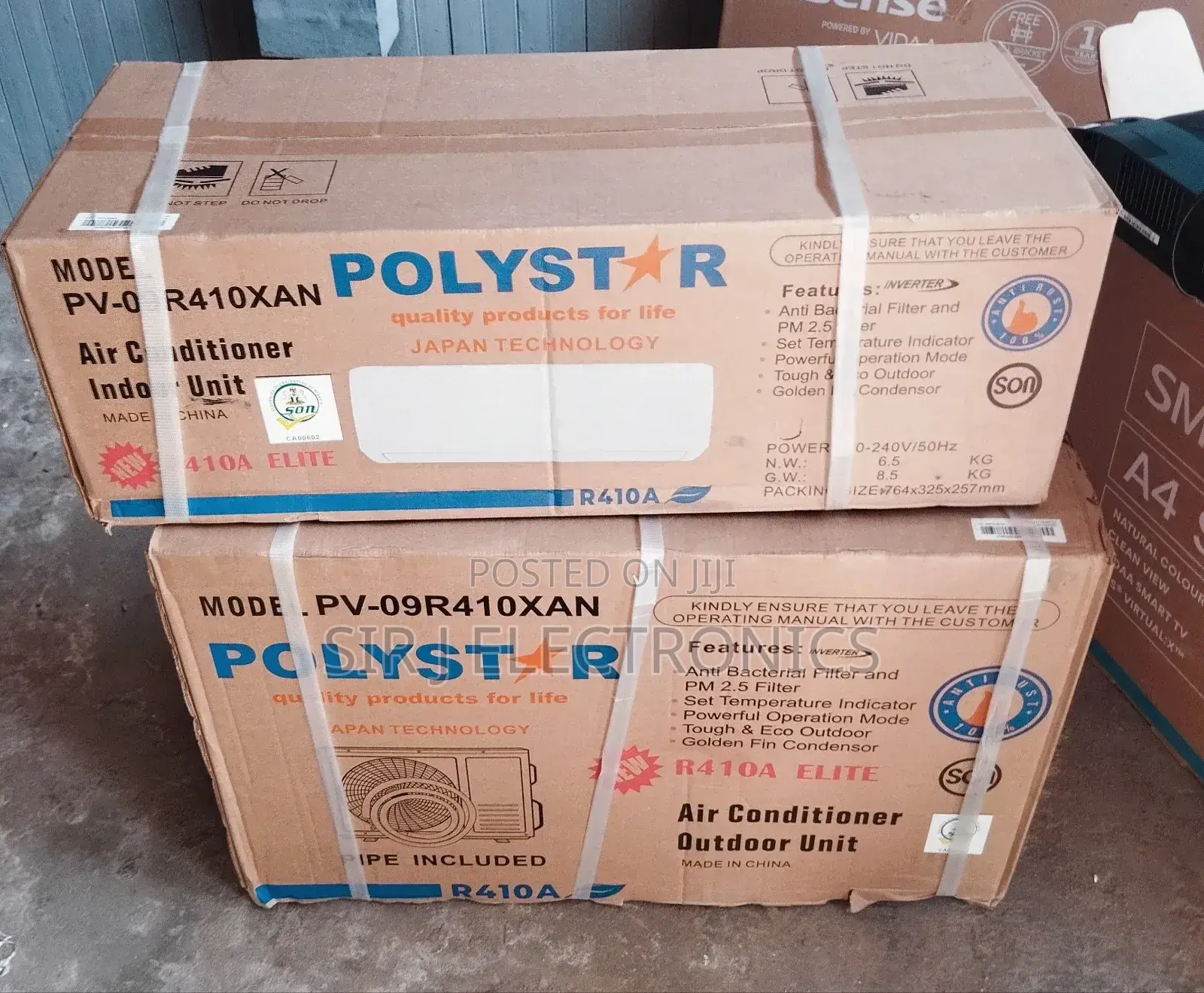 Polystar 1.5hp Inverter Split Unit Airconditioner(Brand New)