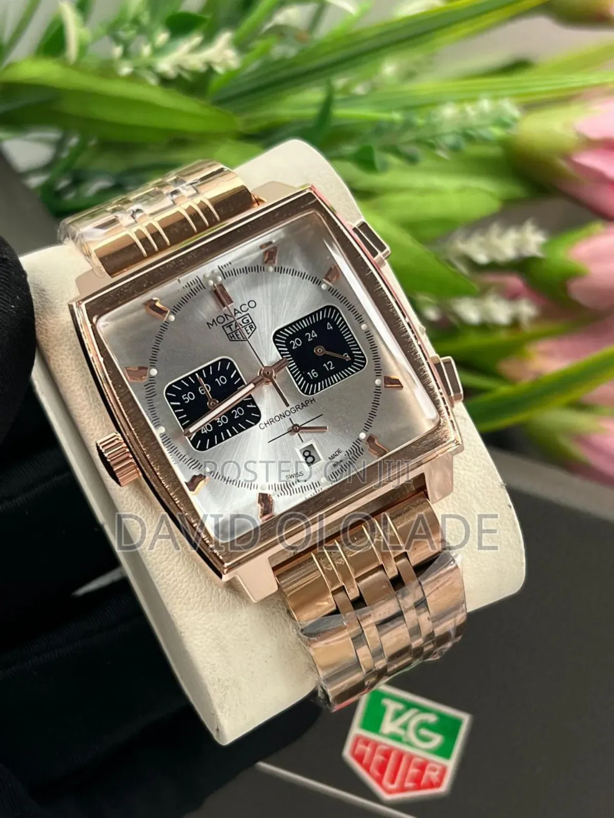 Tag Monaco Chronograph Chain Watch