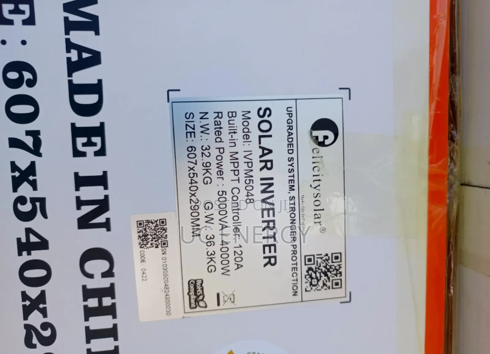 5kva Felicity Solar Inverter 48 V