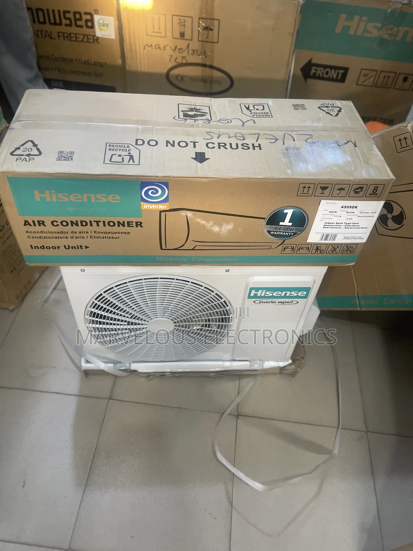 Brand New Original Hisense 1hp Full Coper Inverter AC