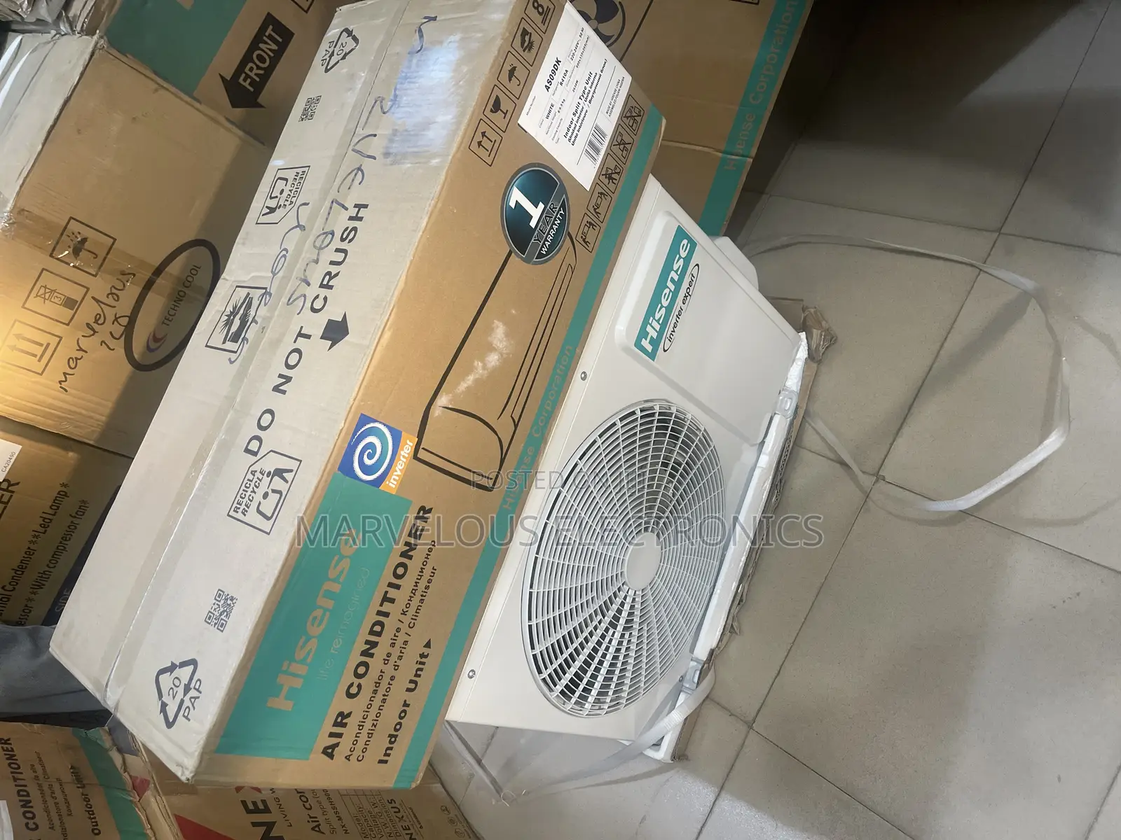 Brand New Original Hisense 1hp Full Coper Inverter AC