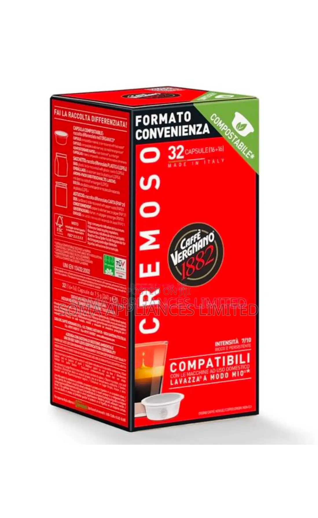 Caffè Vergnano 1882 Cremoso - Lavazza a Modo Mio