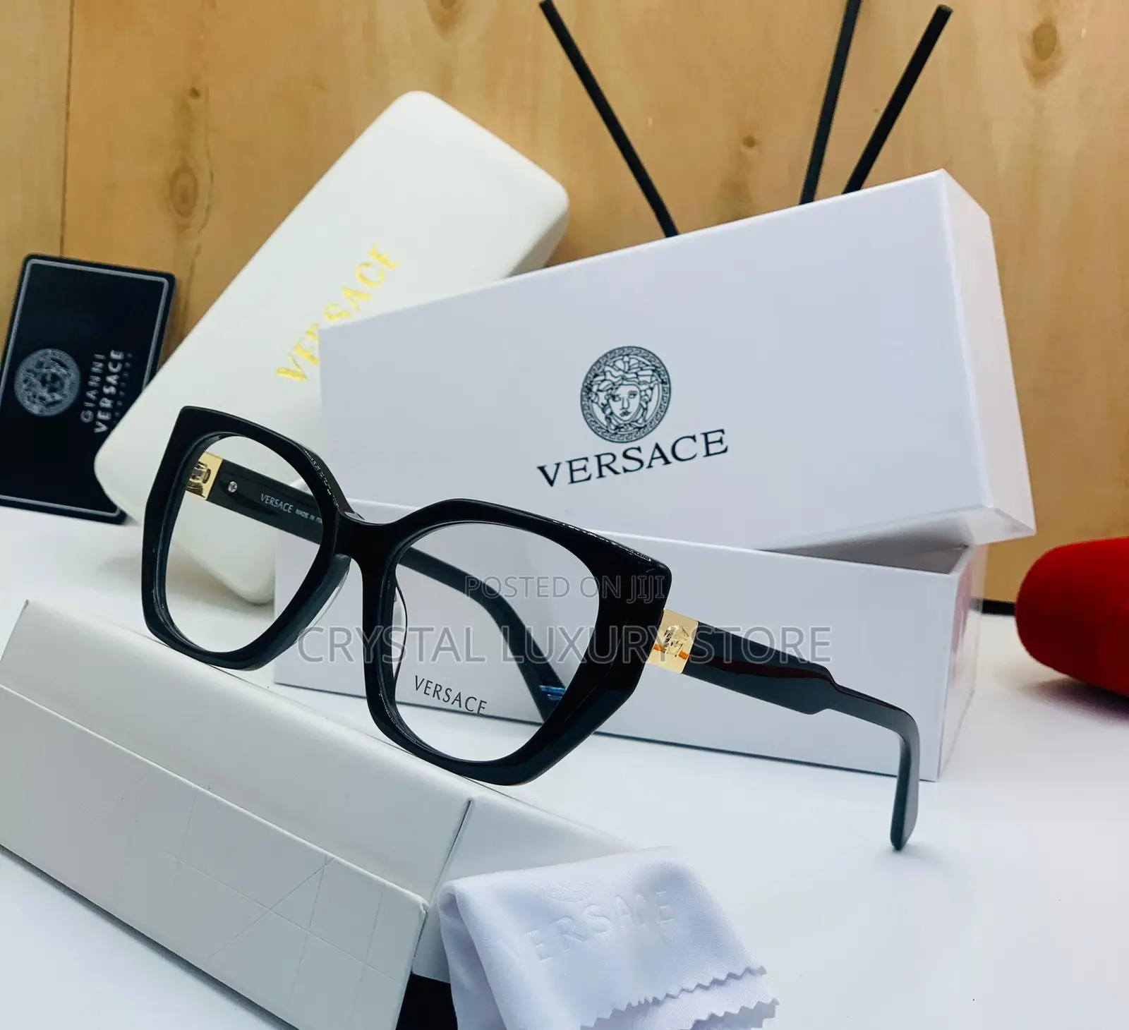 Versace Quality Luxury Ladies Frame Glasses