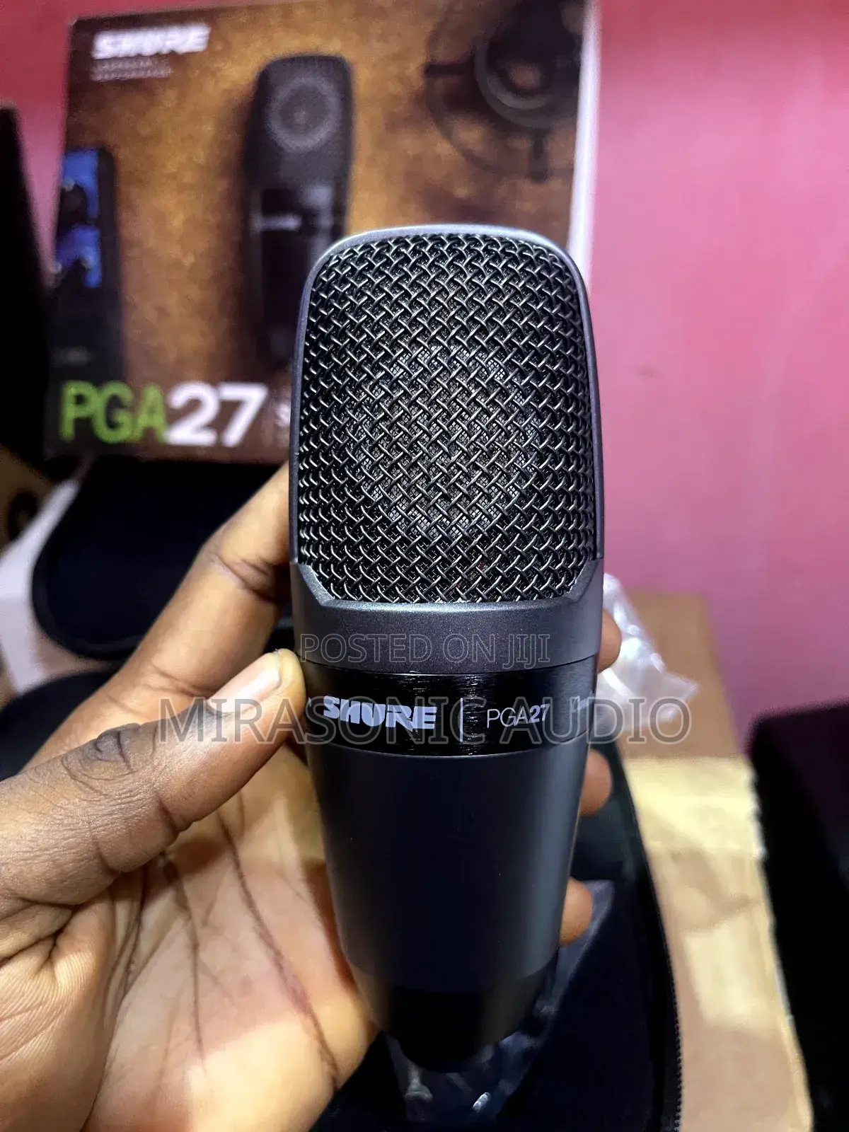 SHURE PGA27 Condenser Studio Microphone With Shock Mount