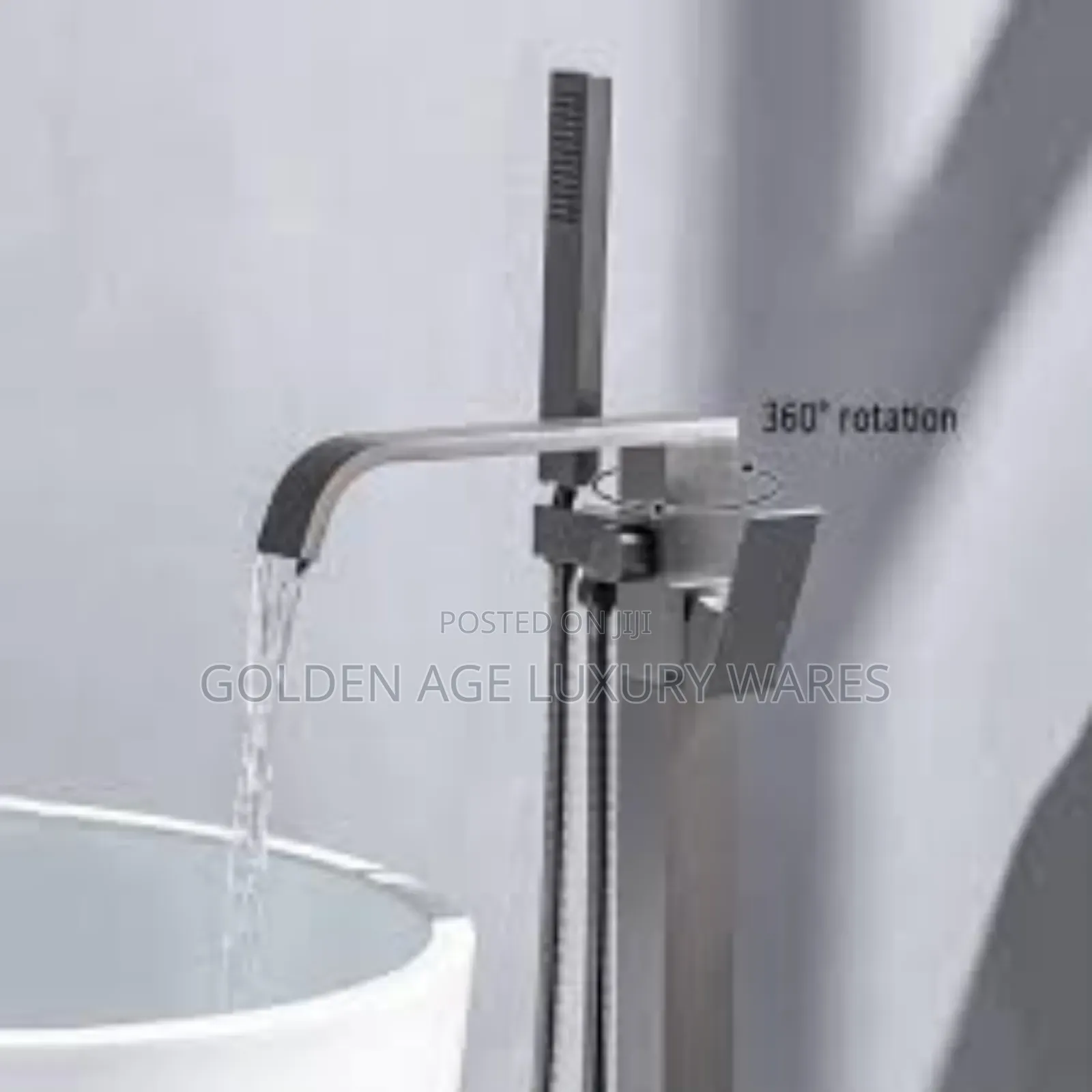 Waterfall Standing Bathtub Mixer