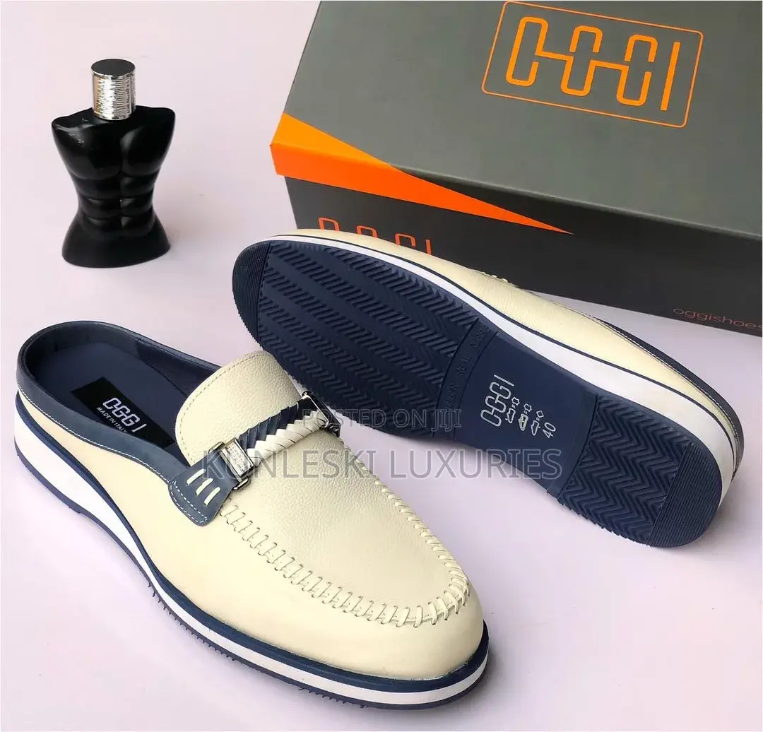 Original OGGI Leather Half Shoes in 2 Colorways