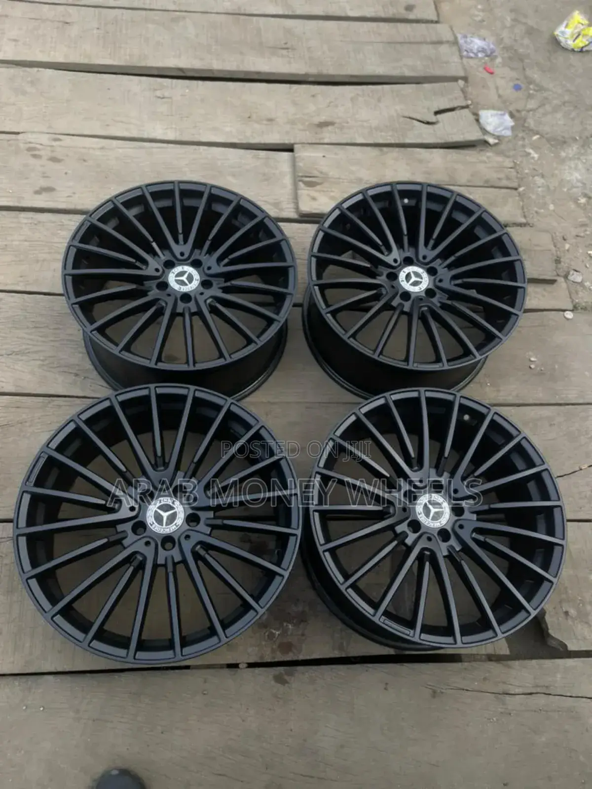 20 Inch Pure Black Benz Wheels