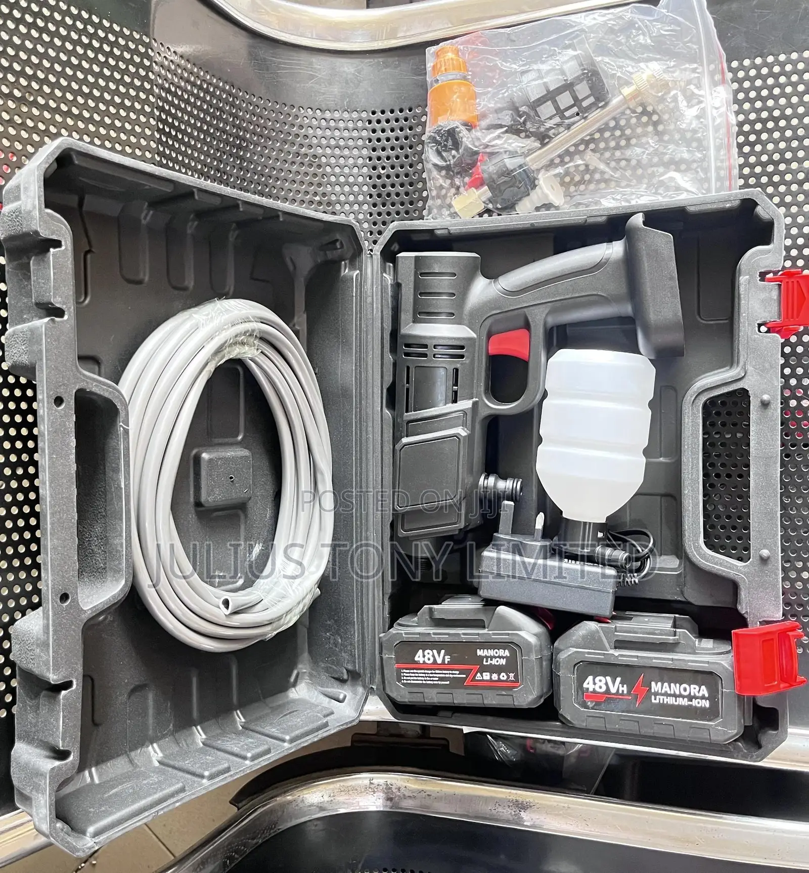 Double Batteries High Pressure Multi Purpose Car Washer
