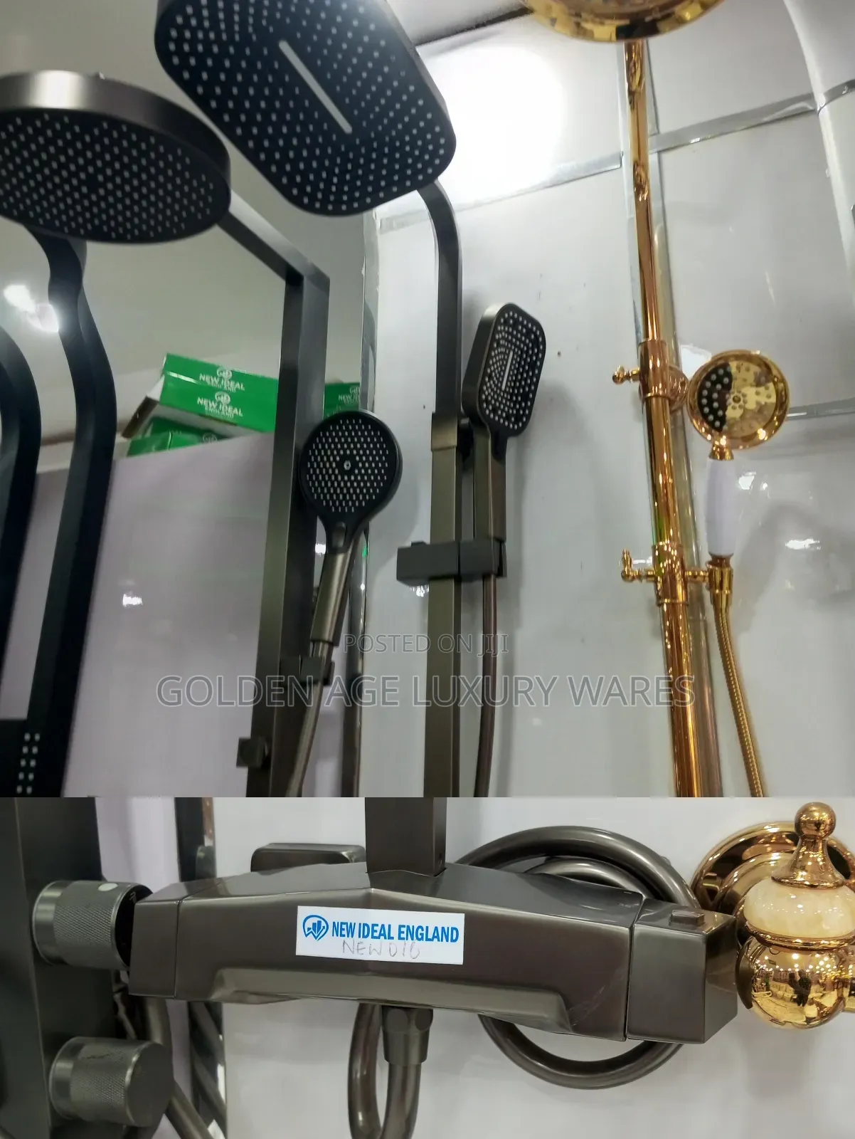 Thermostatic Brass Standing Shower