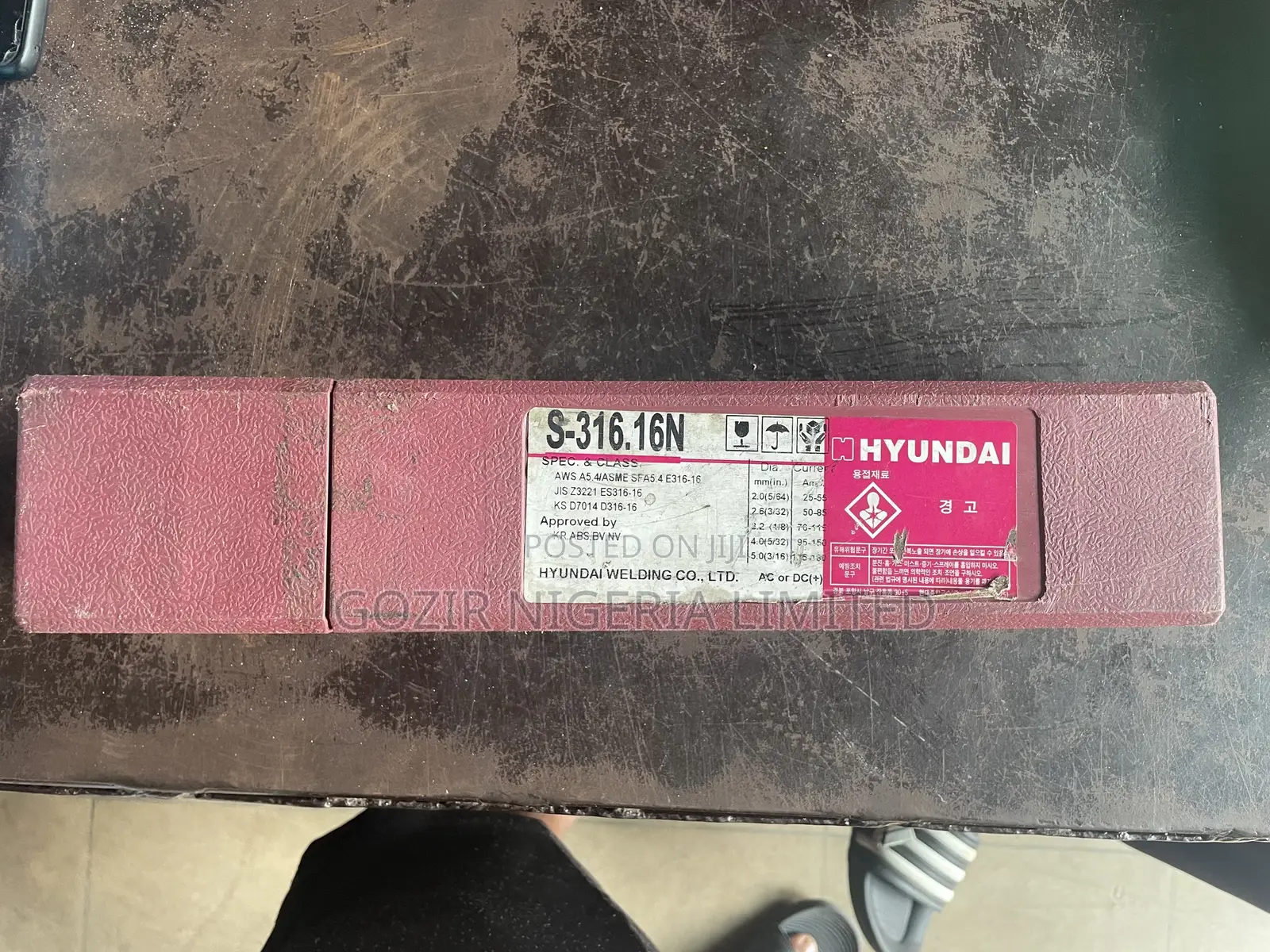 Hyundai Stainless Electrode S-316.16n