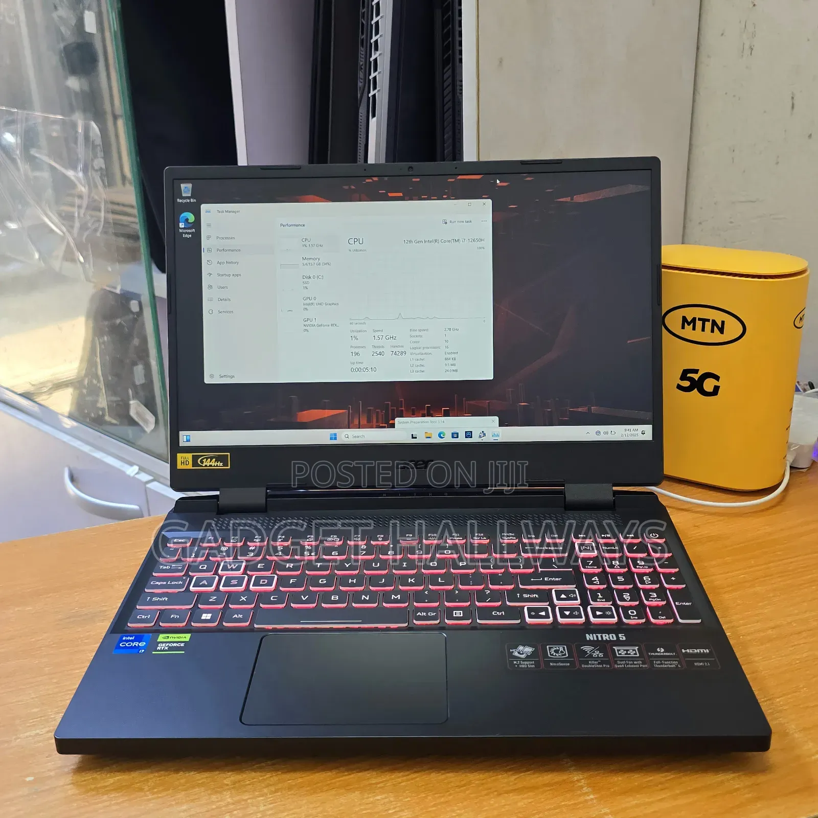 Laptop Acer Nitro 5 16GB Intel Core i7 SSD 1T