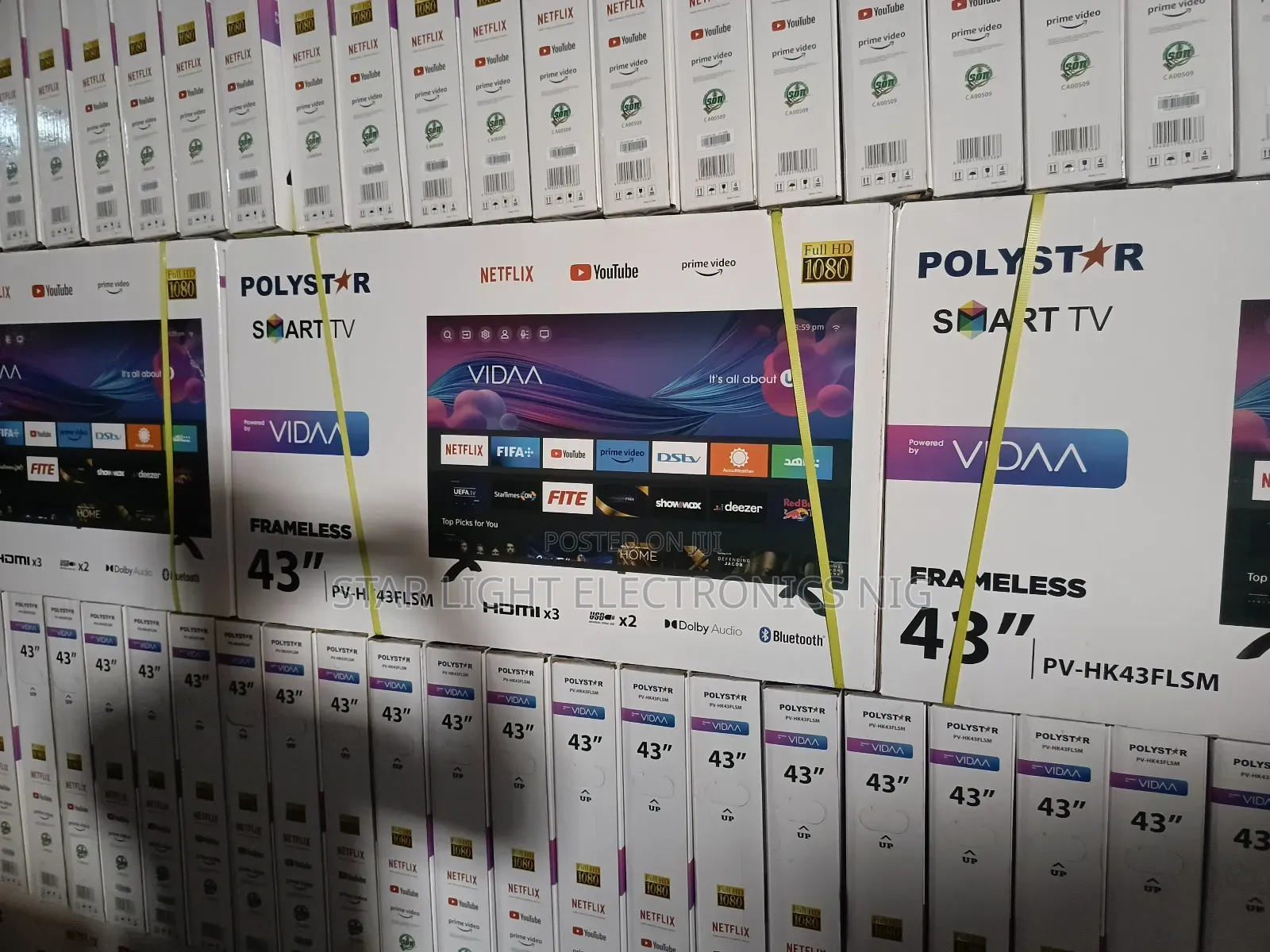43 Smart Tv With Bluetooth Polystar
