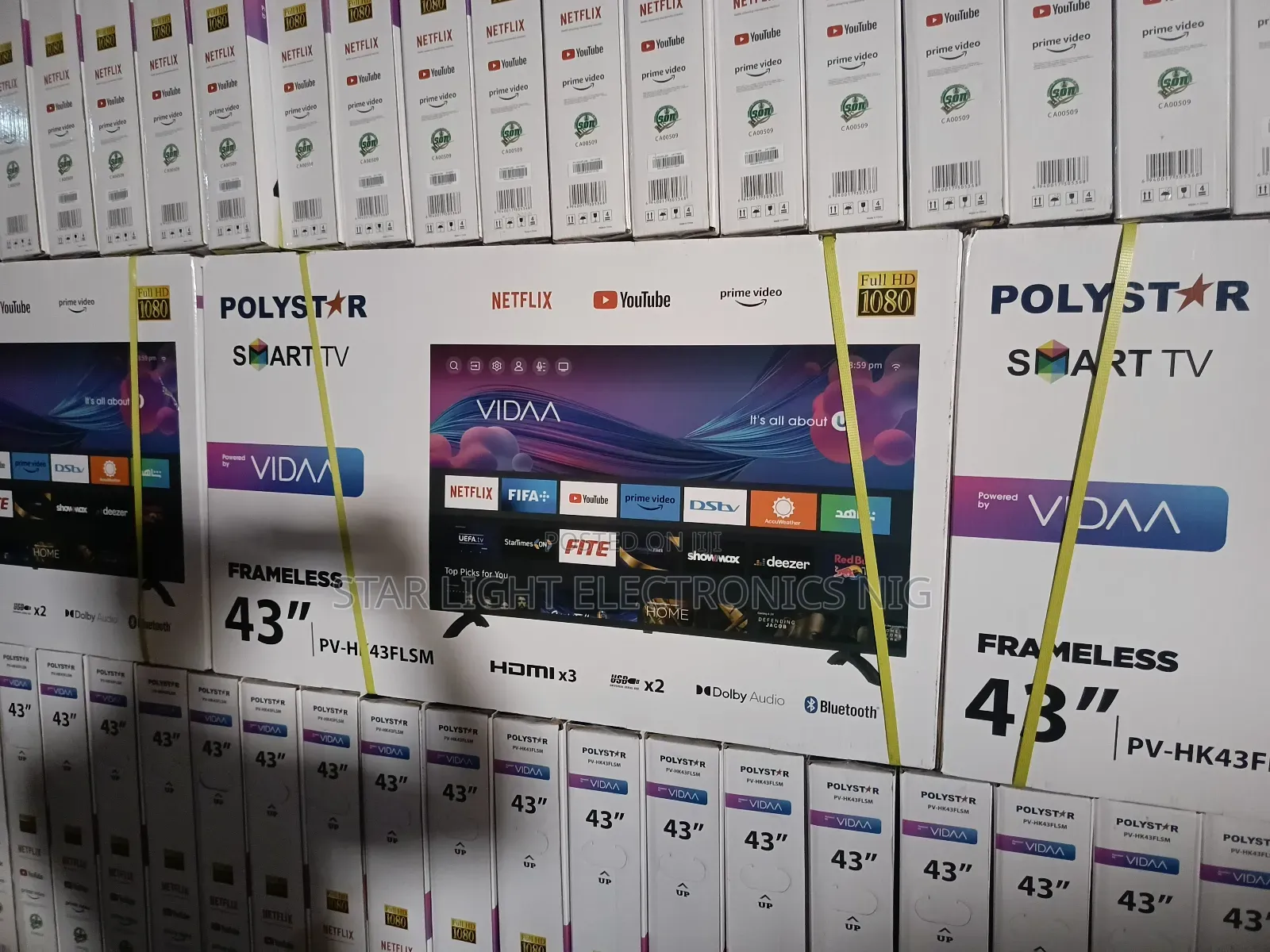 43 Smart Tv With Bluetooth Polystar