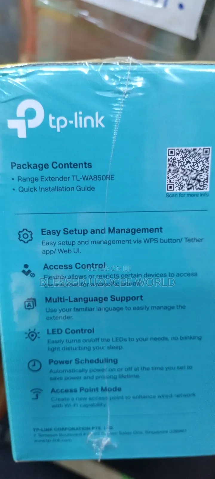 Tplink TL-WA850RE Wifi Range Extender Booster 300mbps