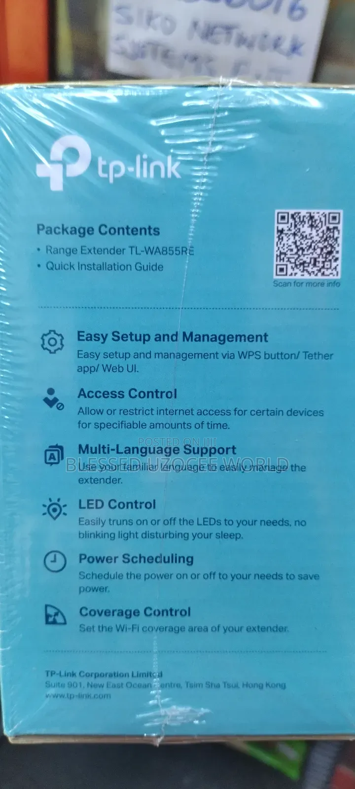 Tplink TL-WA855RE MIMO Wifi Range Extender Booster 300mbps