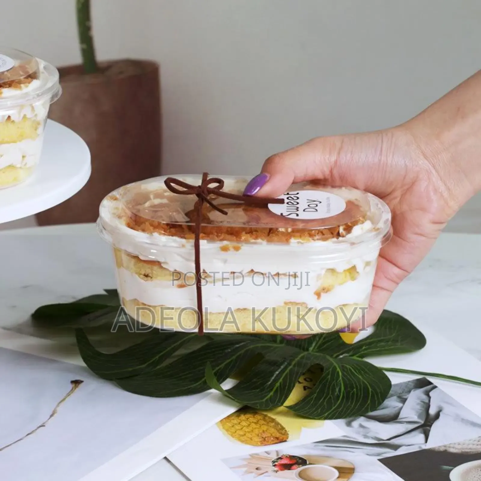 Oval Deli Parfait Container - 1000pcs