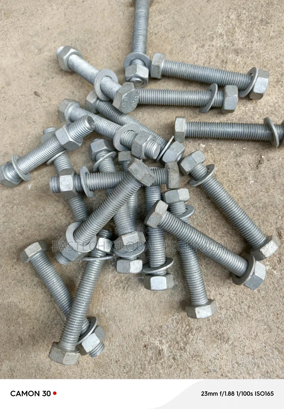 M16 X 100mm High Tensile Hot Dip Galvanized Bolts, Nuts,