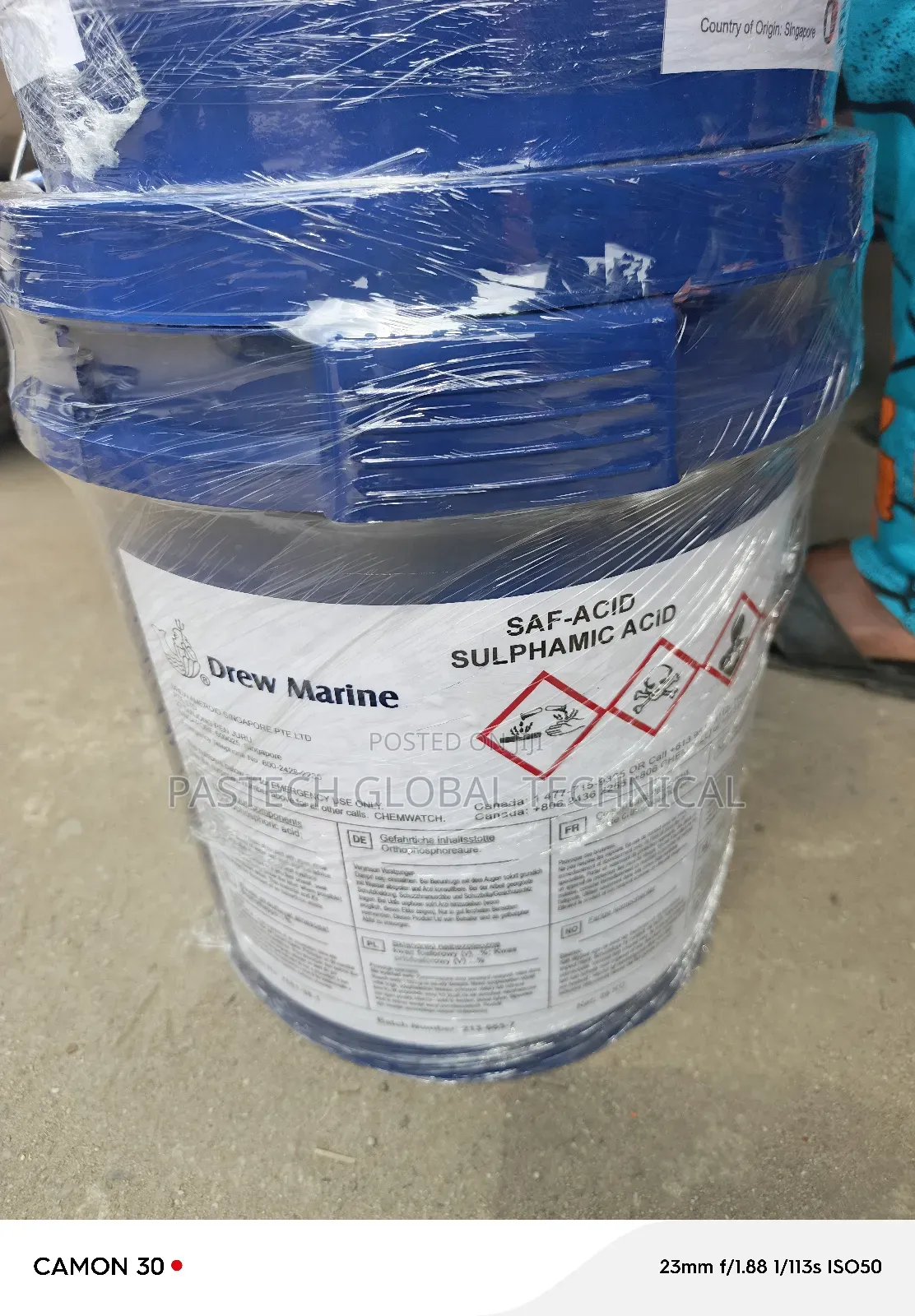 SAF-ACID Sulphamic Acid 25L Pail