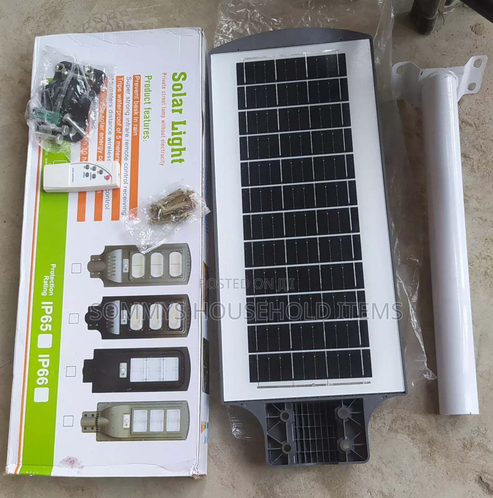 400W Solar Street Light With Pole
