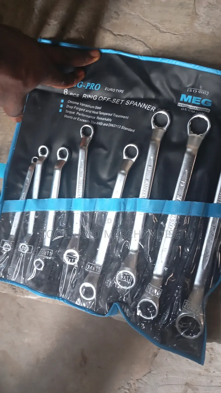 Set of 6-22mm Spanners