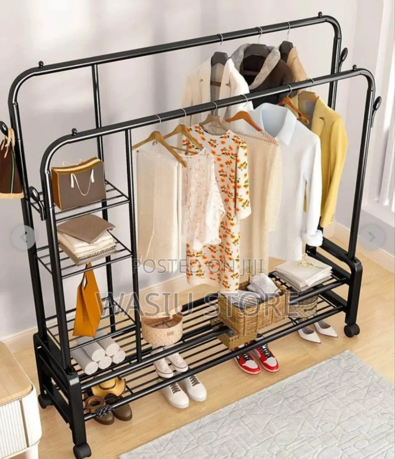 Heavy Duty Double Pole 
Boutique Hanger