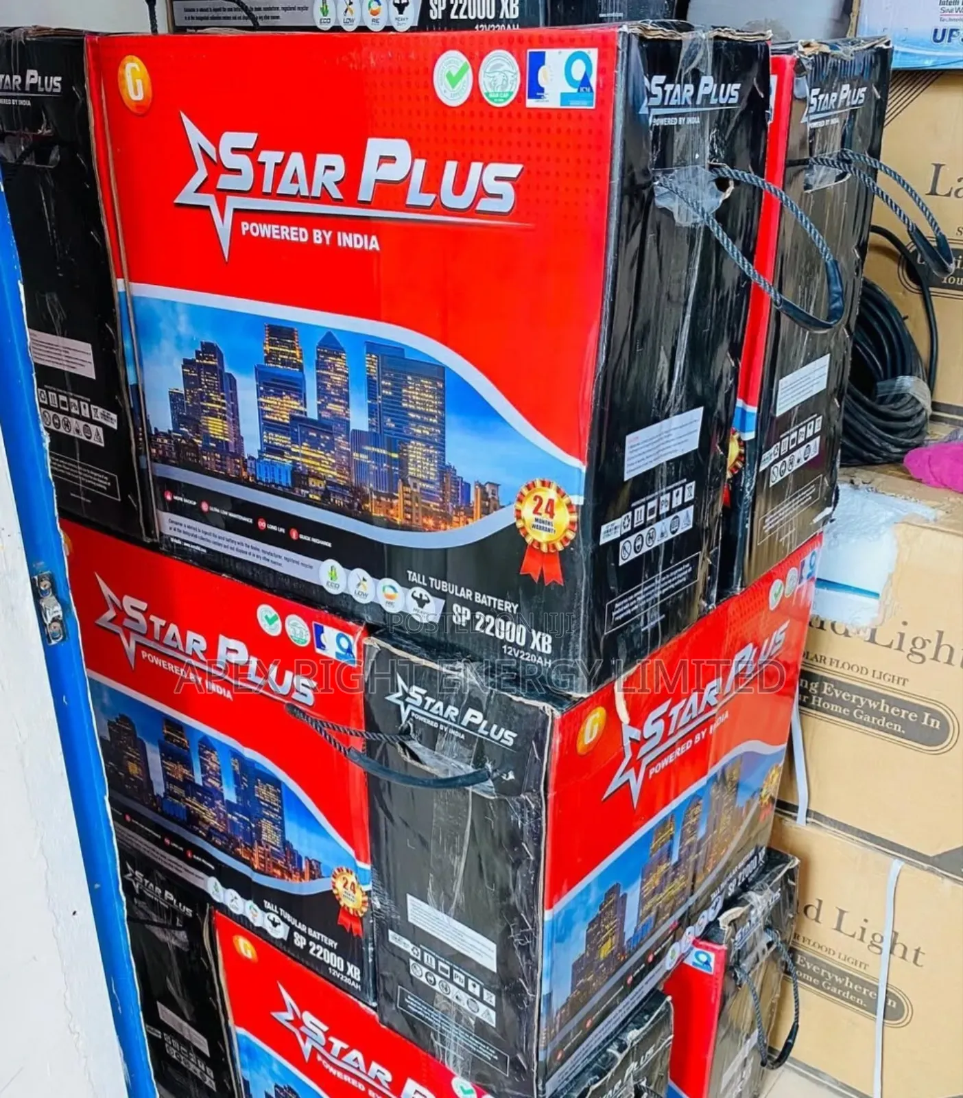 220ah Star Plus Tall Tubular Battery 12volts