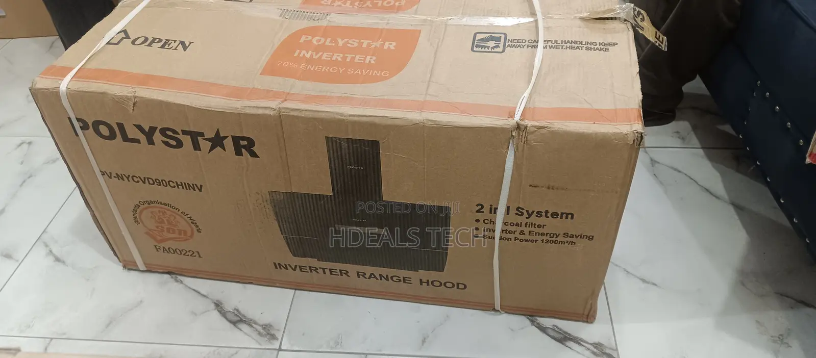 Amazing Bargain- Polystar Inverter Range Hood Pv-Nycv90chinv