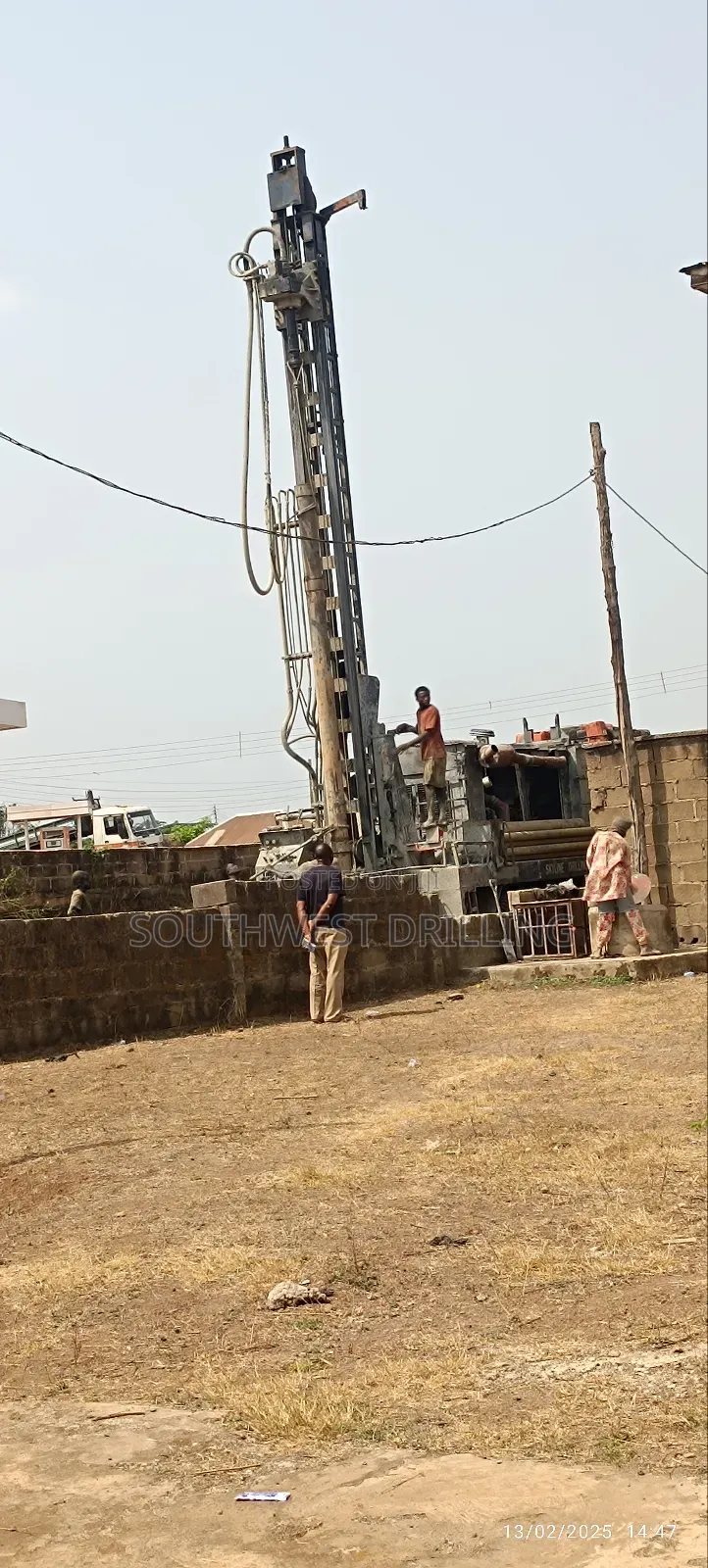 Borehole Drilling at Olukunle Adeleye Ejioku Iyana Offa
