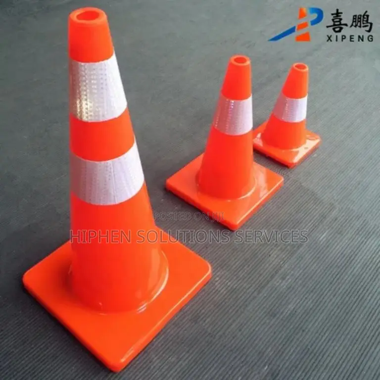 Rubber Safety Square Traffic Cone