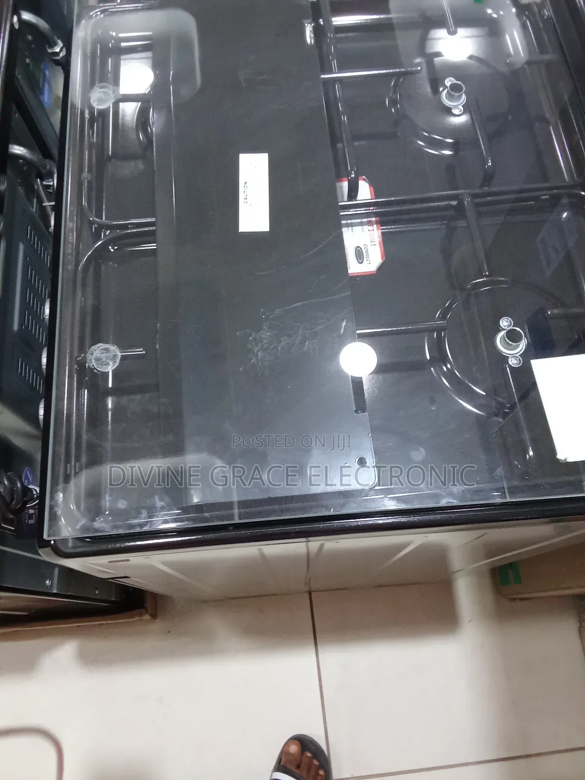 4+0 Maxi Wood Gas Cooker 4 Burners