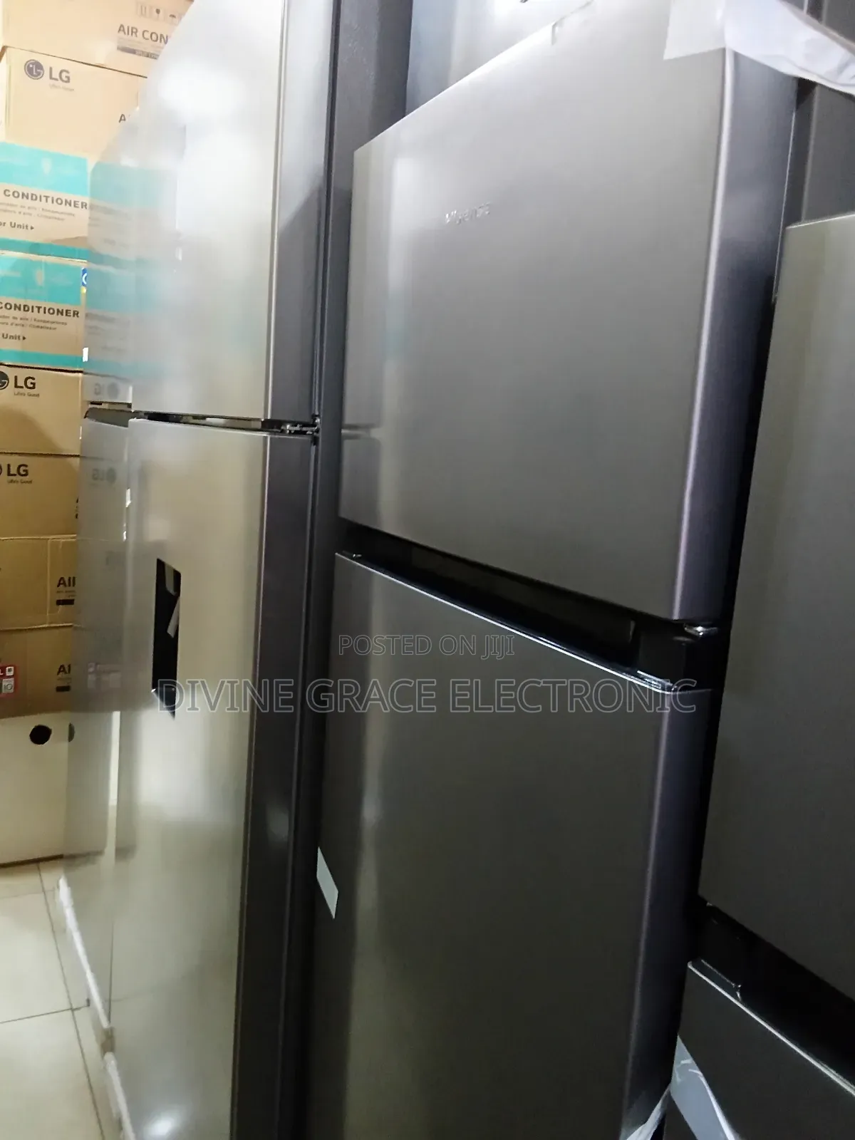 Hisense Double Door Fridge 240 Liters