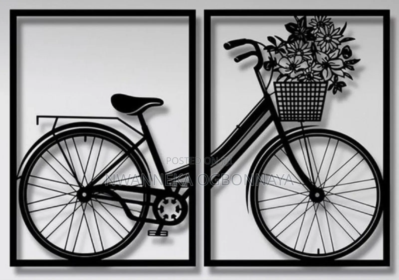 Bicycle Metal Wall Art For Living Room