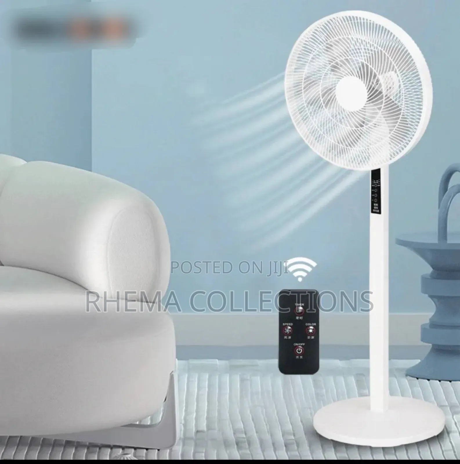 16inches Electric/Solar Powered Rechargeable Standing Fan