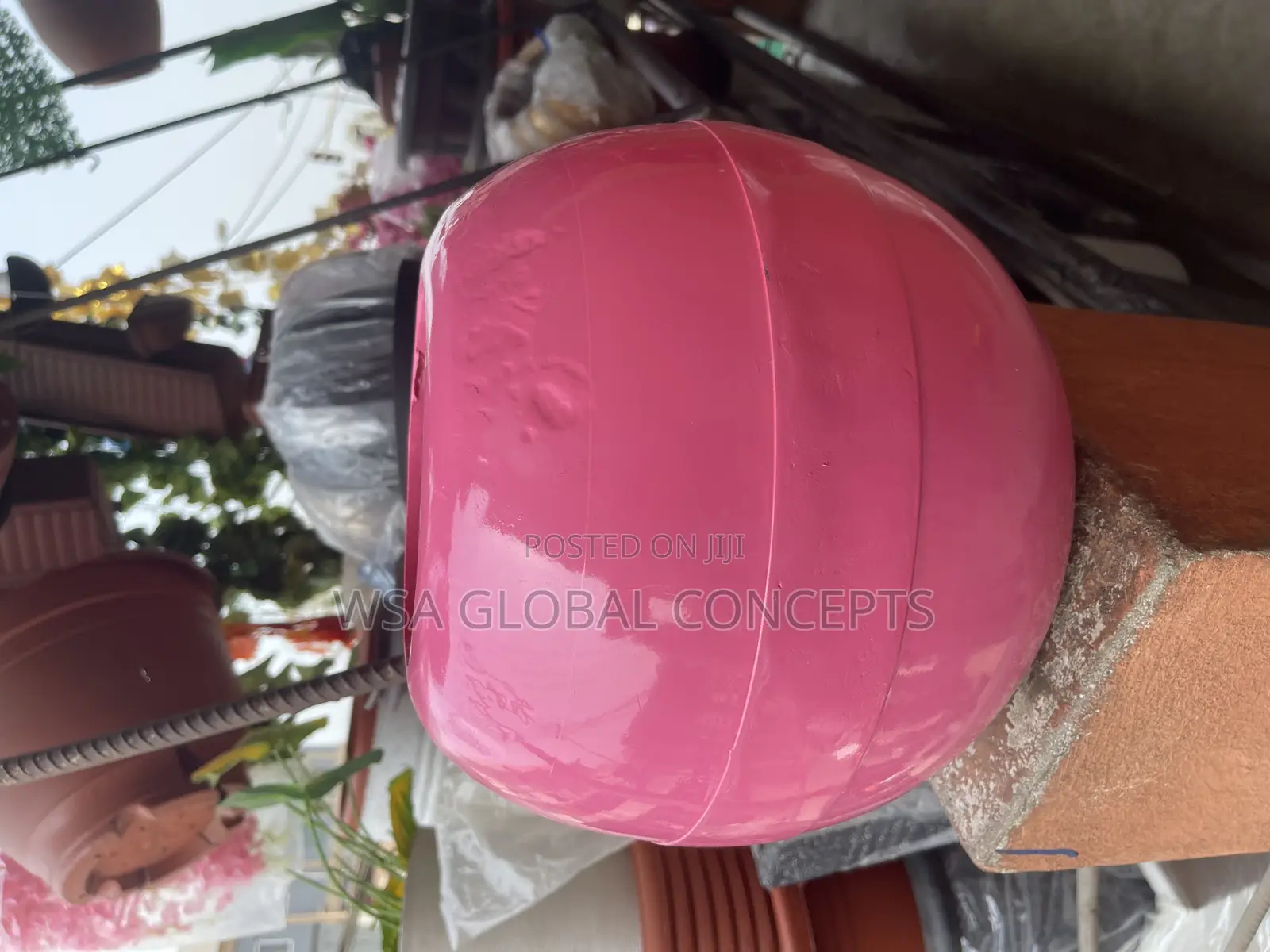 Ball Shape Design Fiberglass Flower Pots