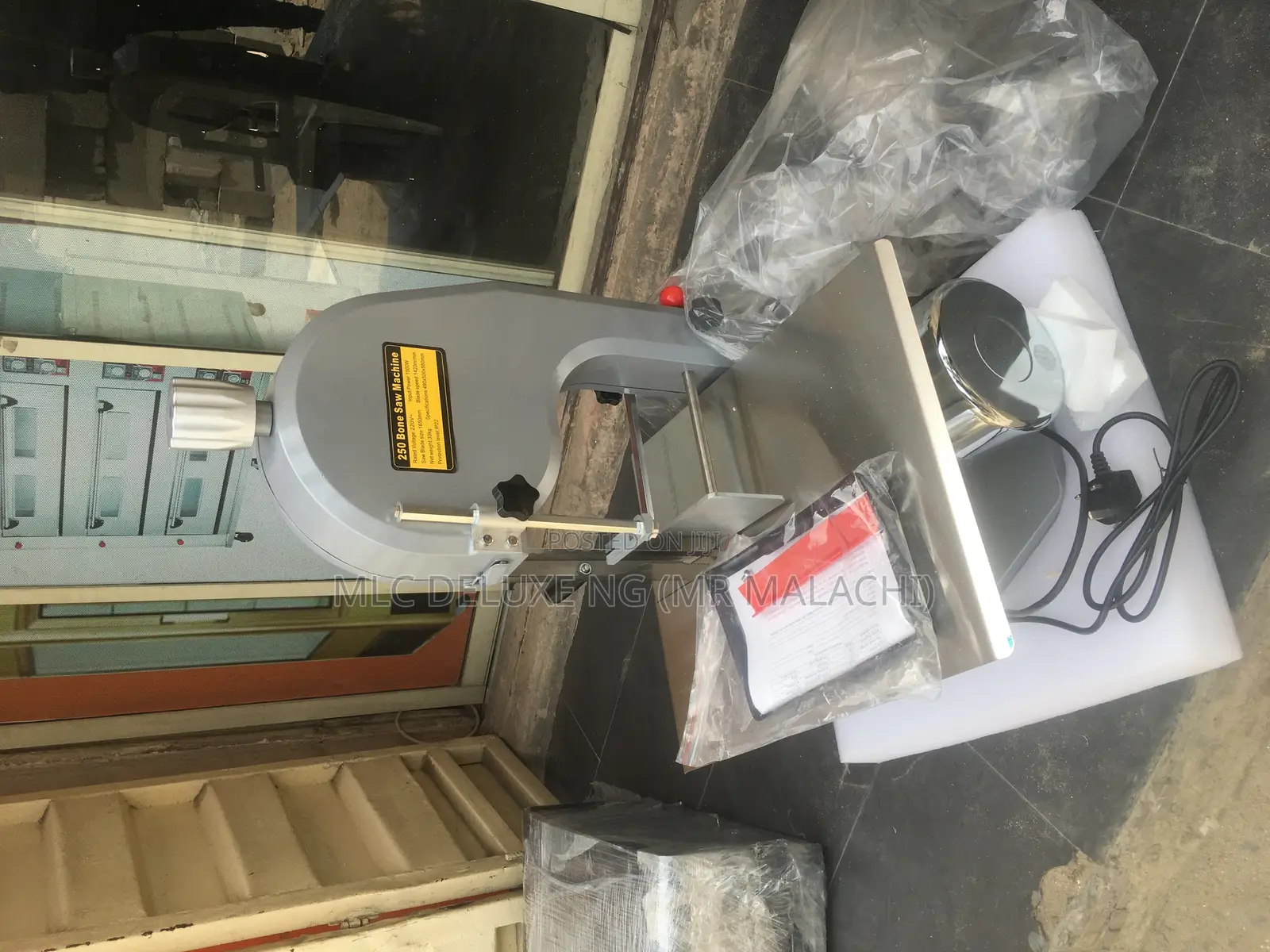 Industrial Butcher Bone Saw Machine / Electric Meat Cutter