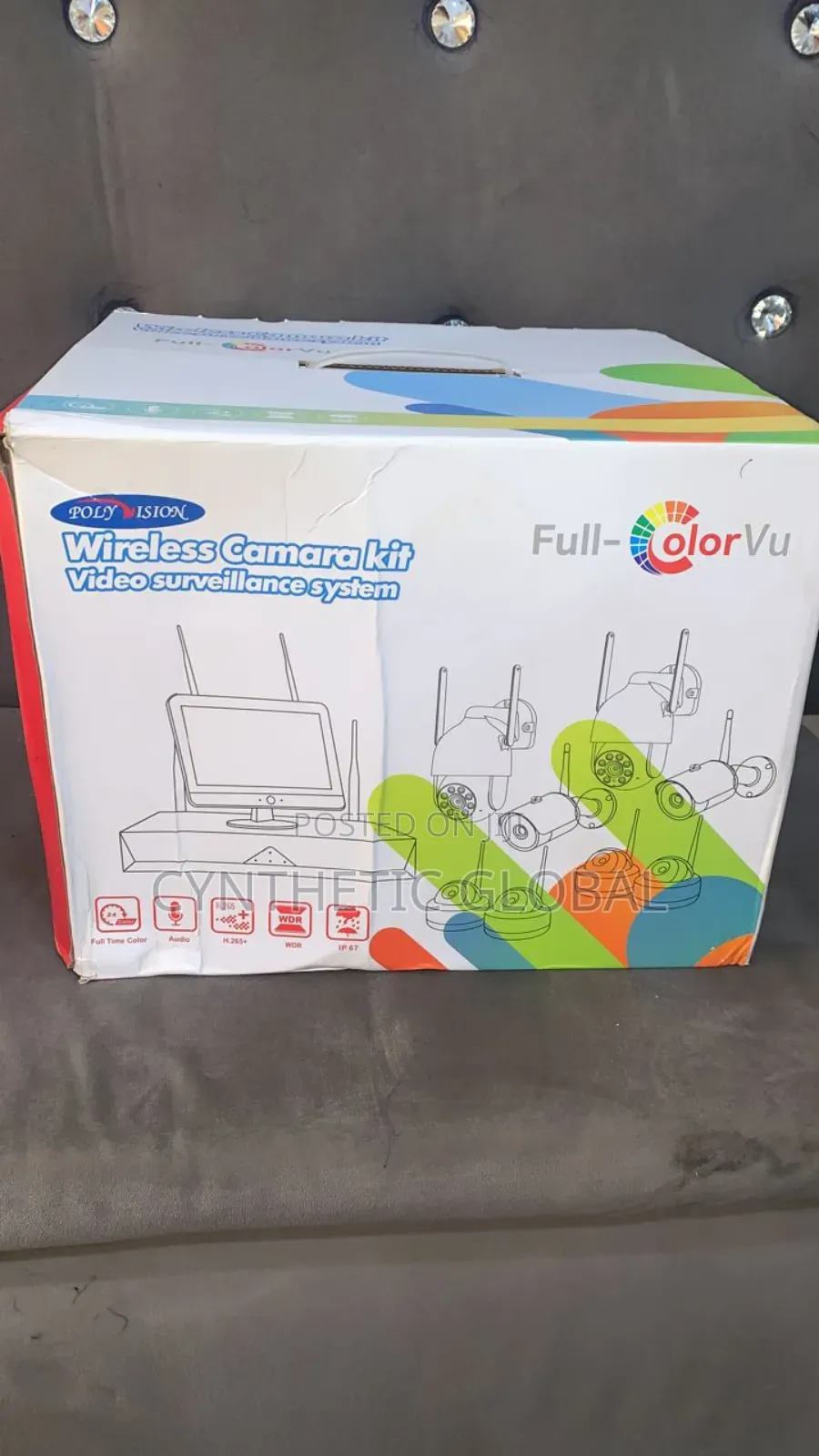 Polyvision 8 Channel Wireless Camera Kit Video Surveillance