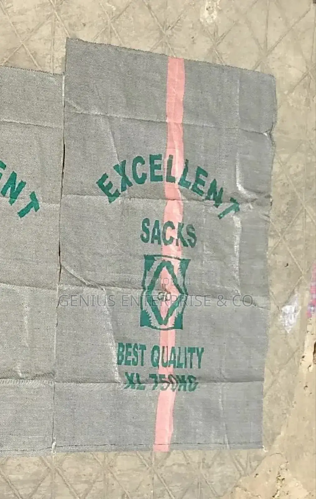 XXL Big Dustbin Polyethylene Sack Bag for 750kg Capacity