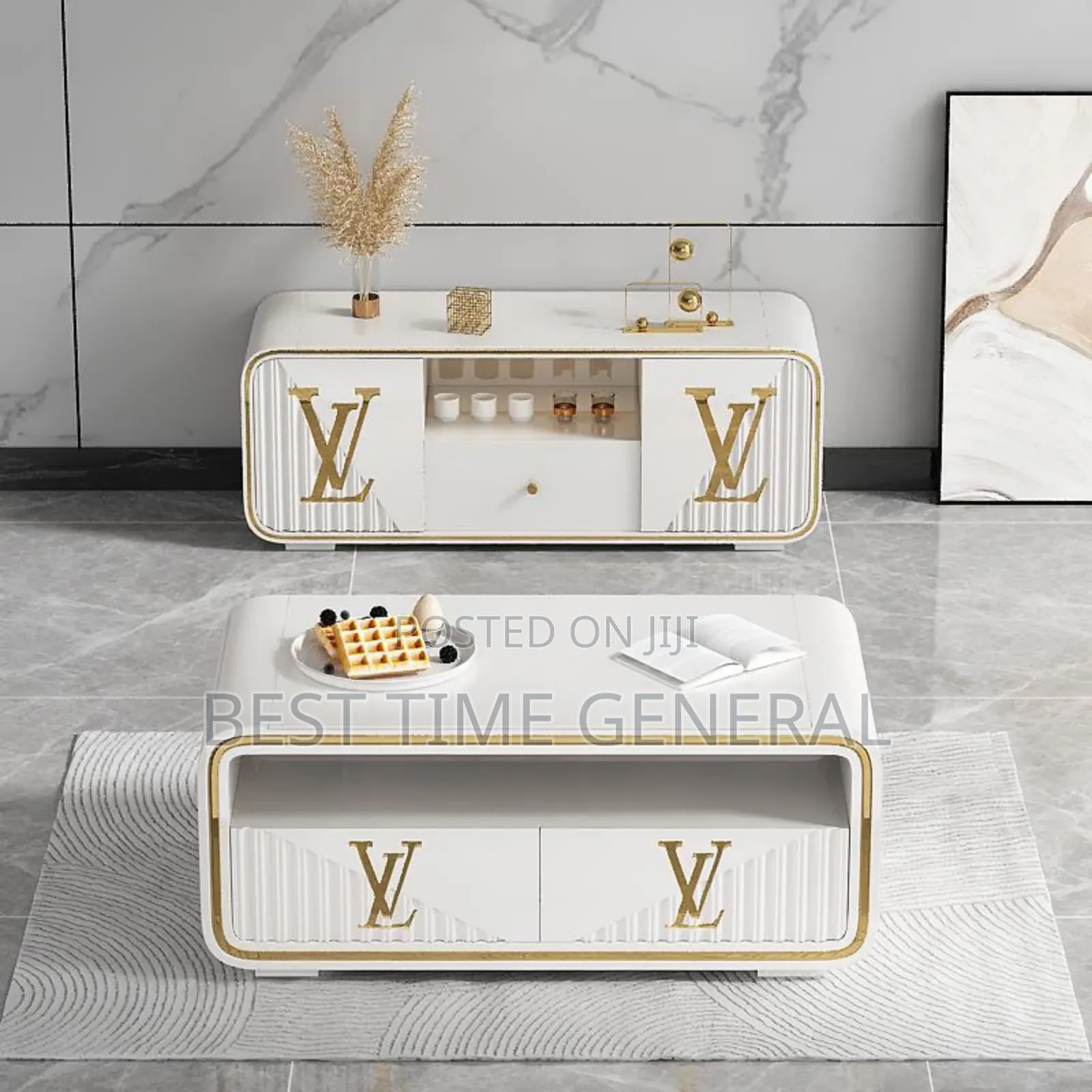 Luxury Set of Center and Tv Stand