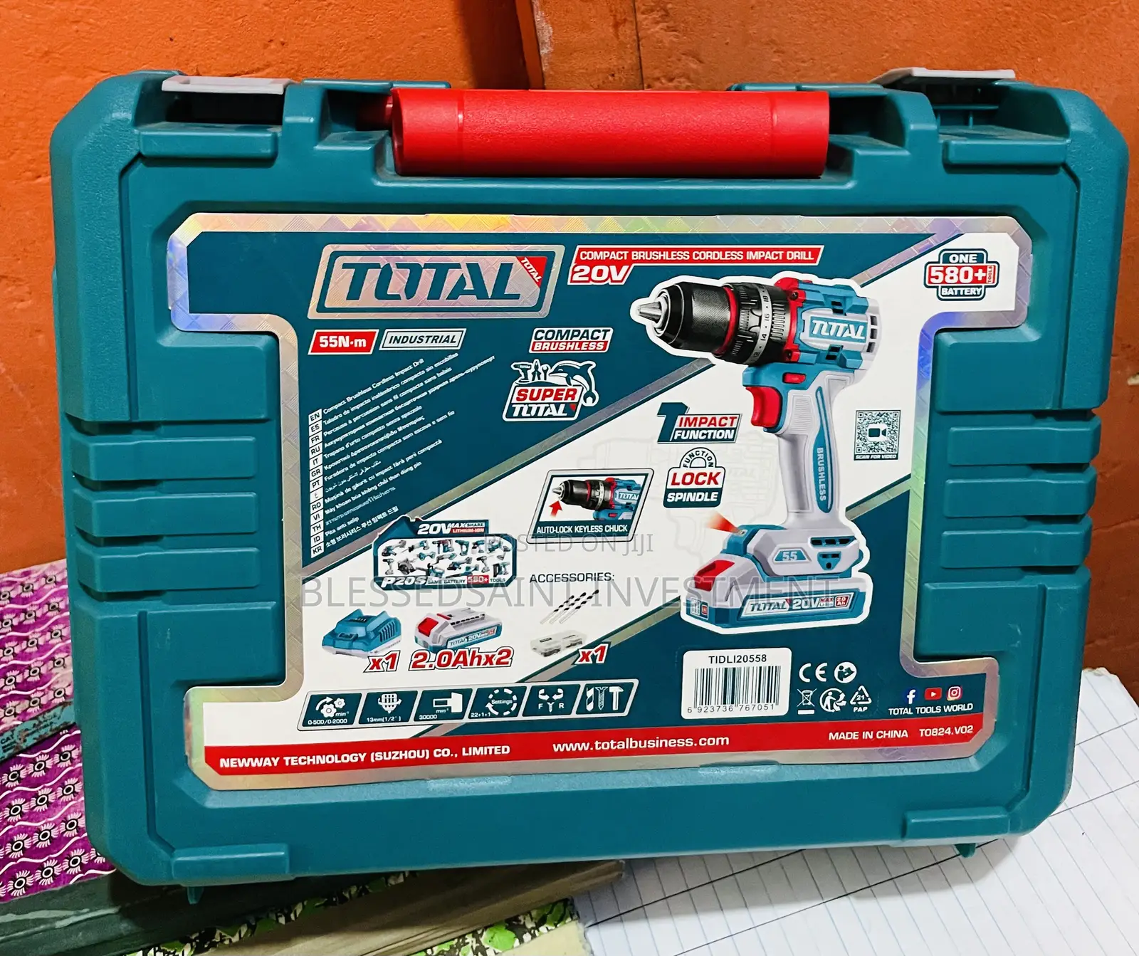 Total Compact Brushless Cordless Impact Drill