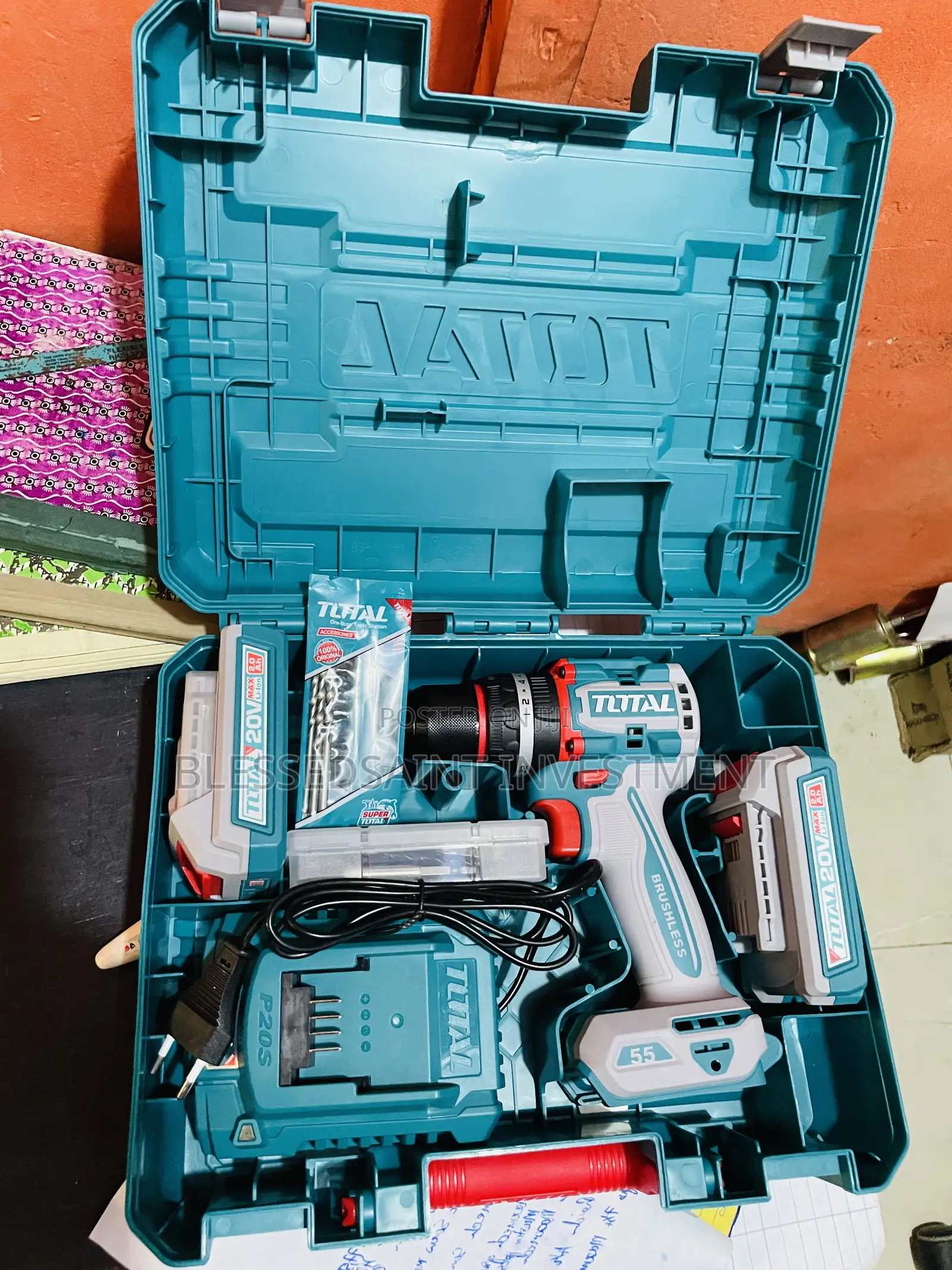 Total Compact Brushless Cordless Impact Drill