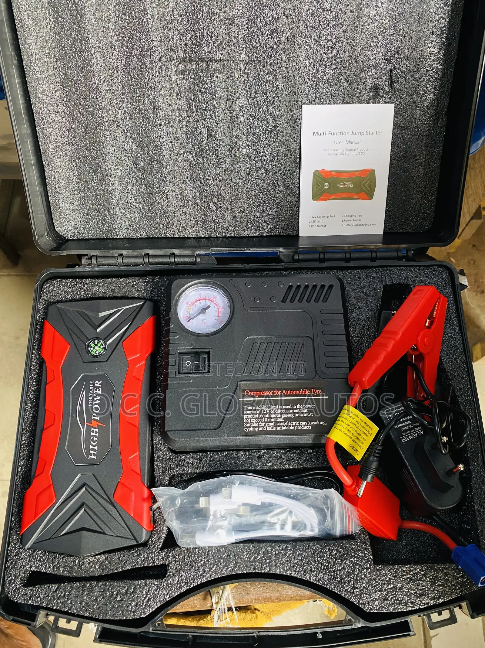 Original Jump Starter With Tire Pump for All Cars
